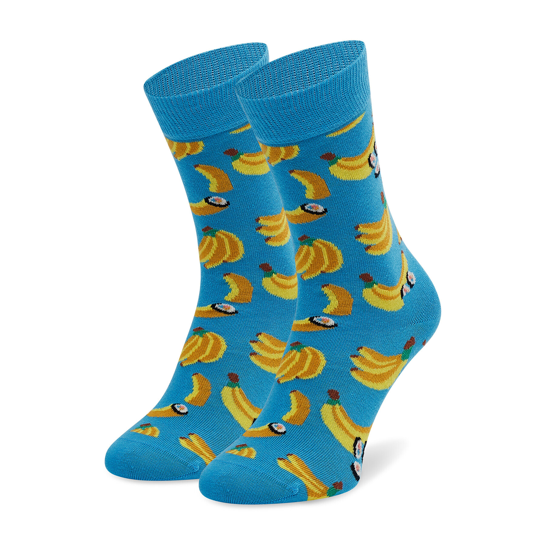 Happy Socks Дълги чорапи unisex BSU01-6700 Син - Pepit.bg