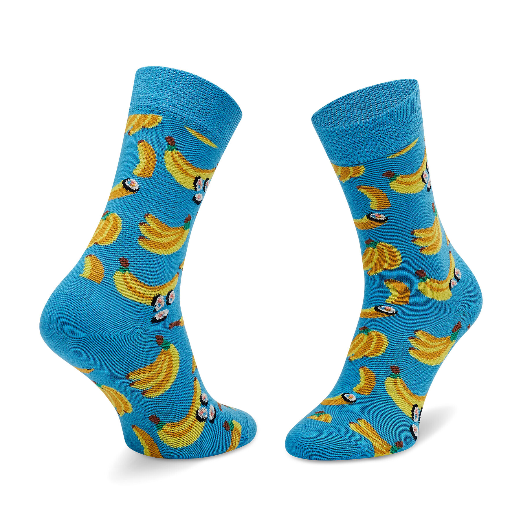 Happy Socks Дълги чорапи unisex BSU01-6700 Син - Pepit.bg