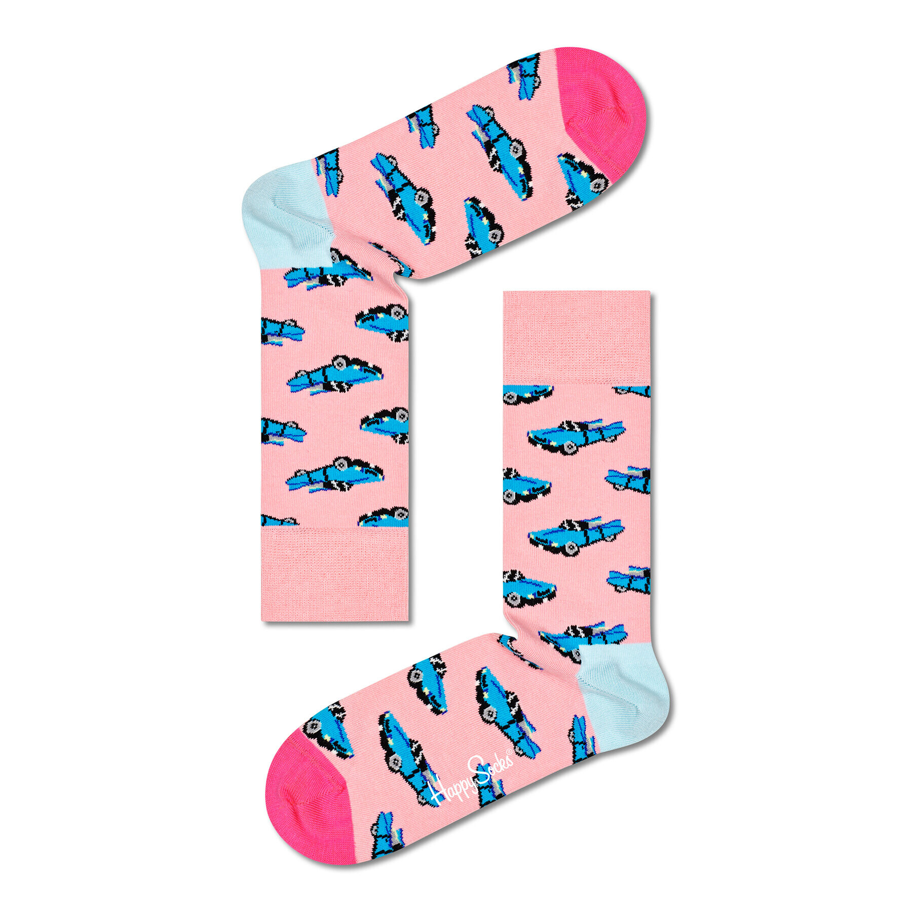 Happy Socks Дълги чорапи unisex CAD01-3000 Розов - Pepit.bg