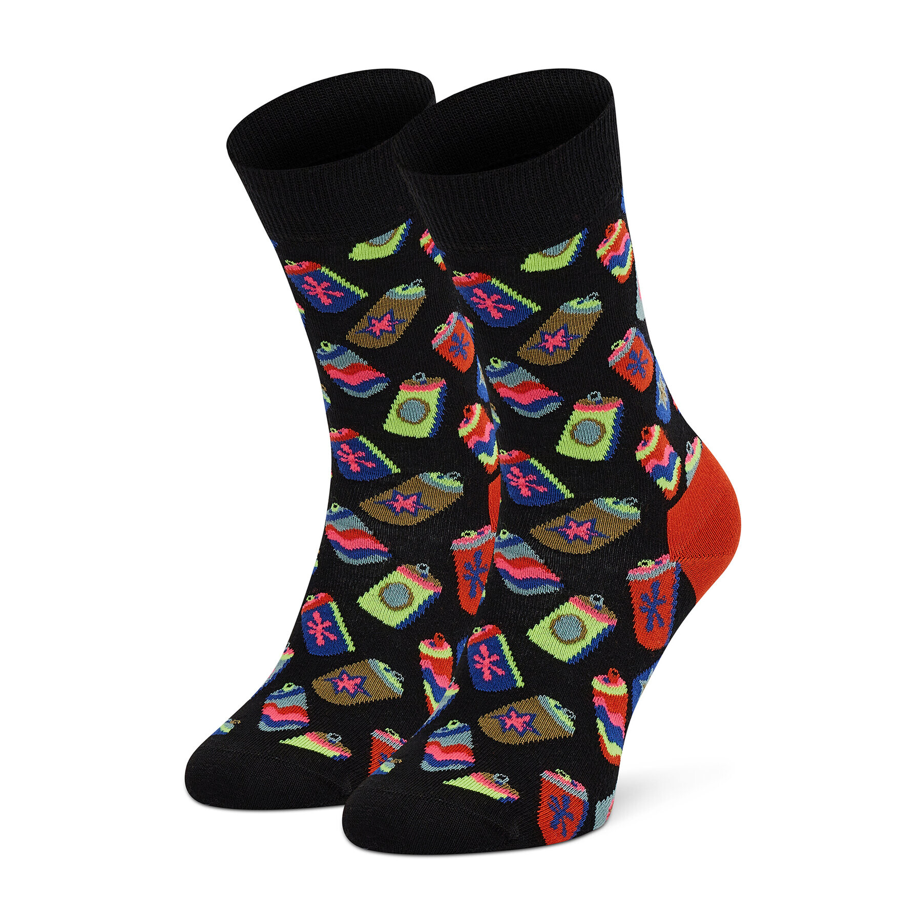 Happy Socks Дълги чорапи unisex CAN01-9300 Черен - Pepit.bg