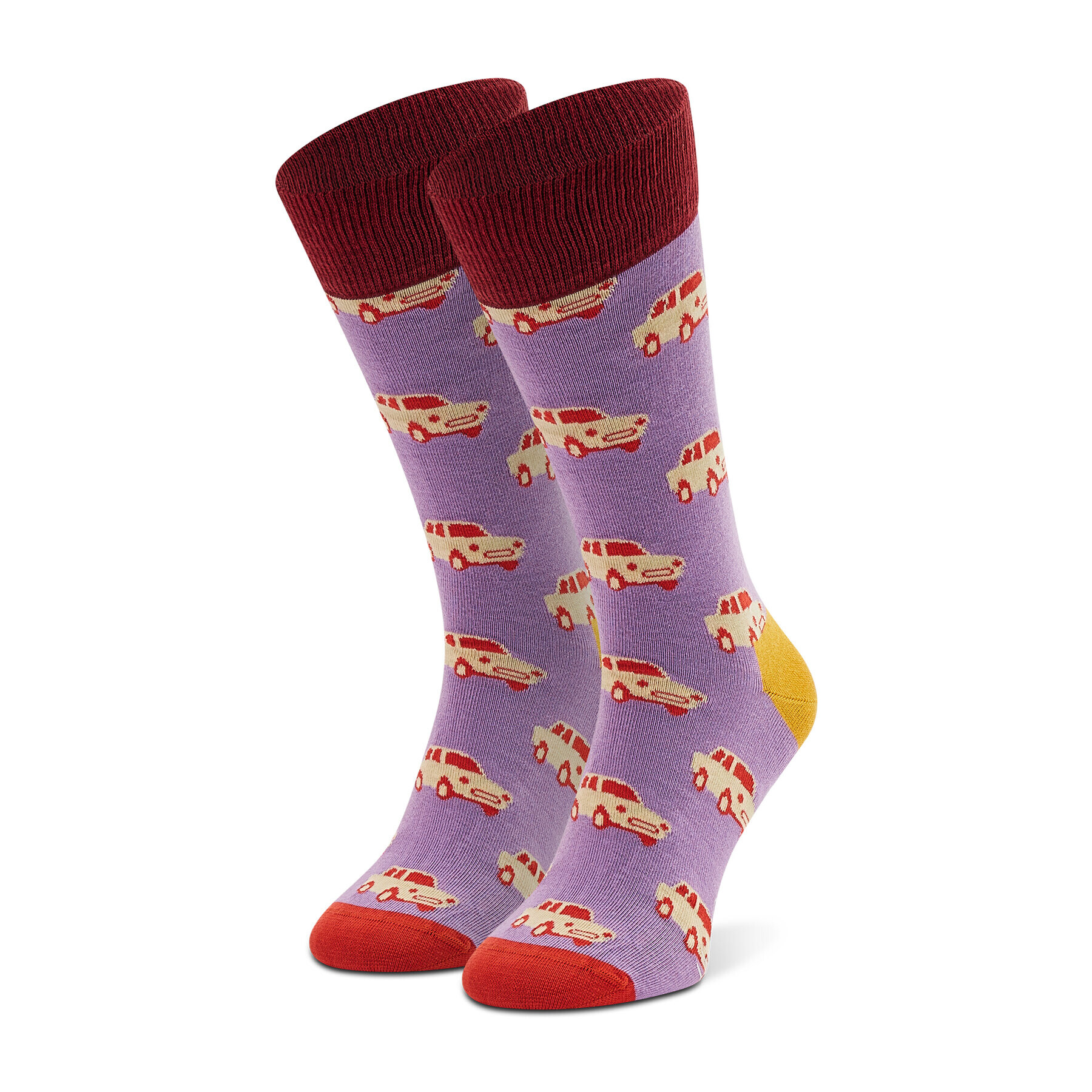 Happy Socks Дълги чорапи unisex CAR01-5000 Виолетов - Pepit.bg