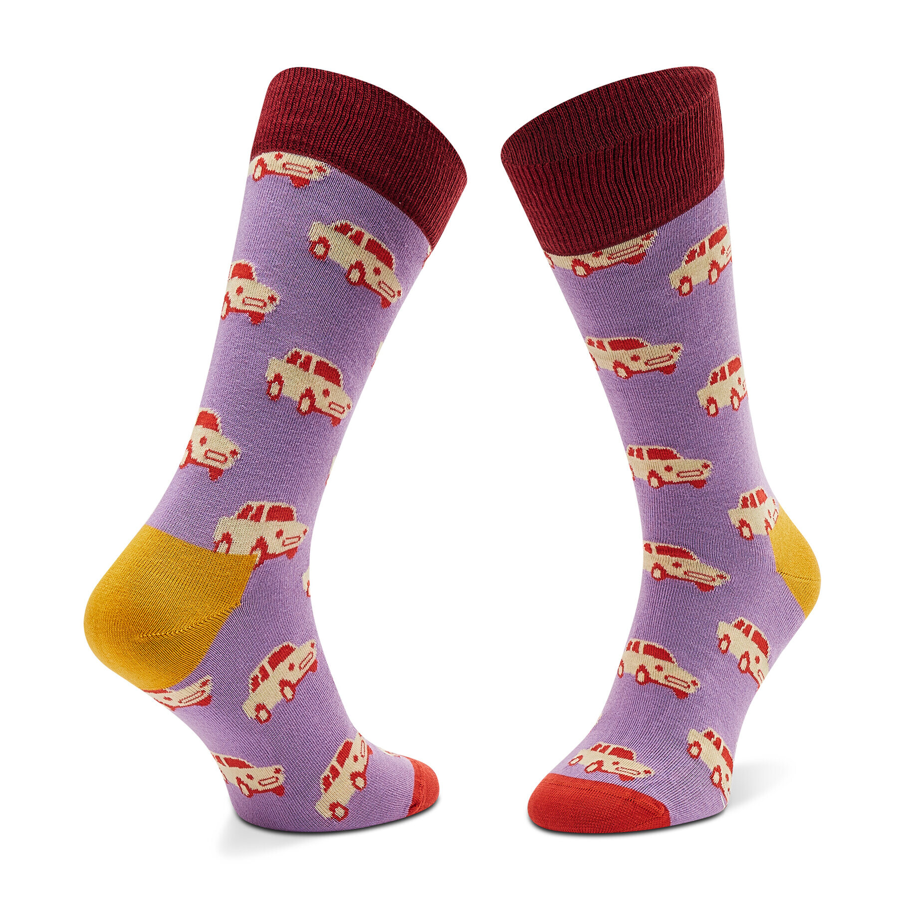 Happy Socks Дълги чорапи unisex CAR01-5000 Виолетов - Pepit.bg