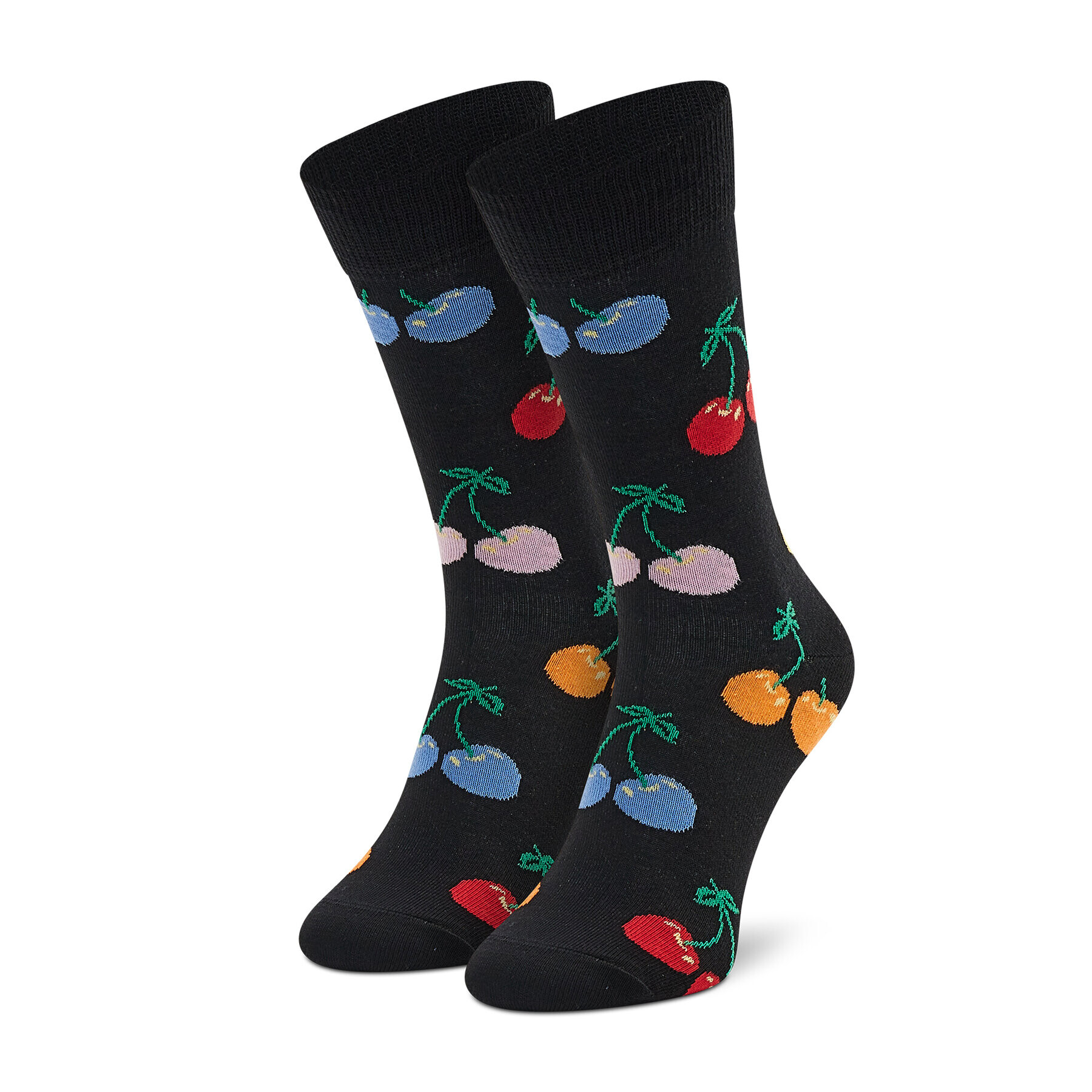 Happy Socks Дълги чорапи unisex CHE01-9050 Черен - Pepit.bg