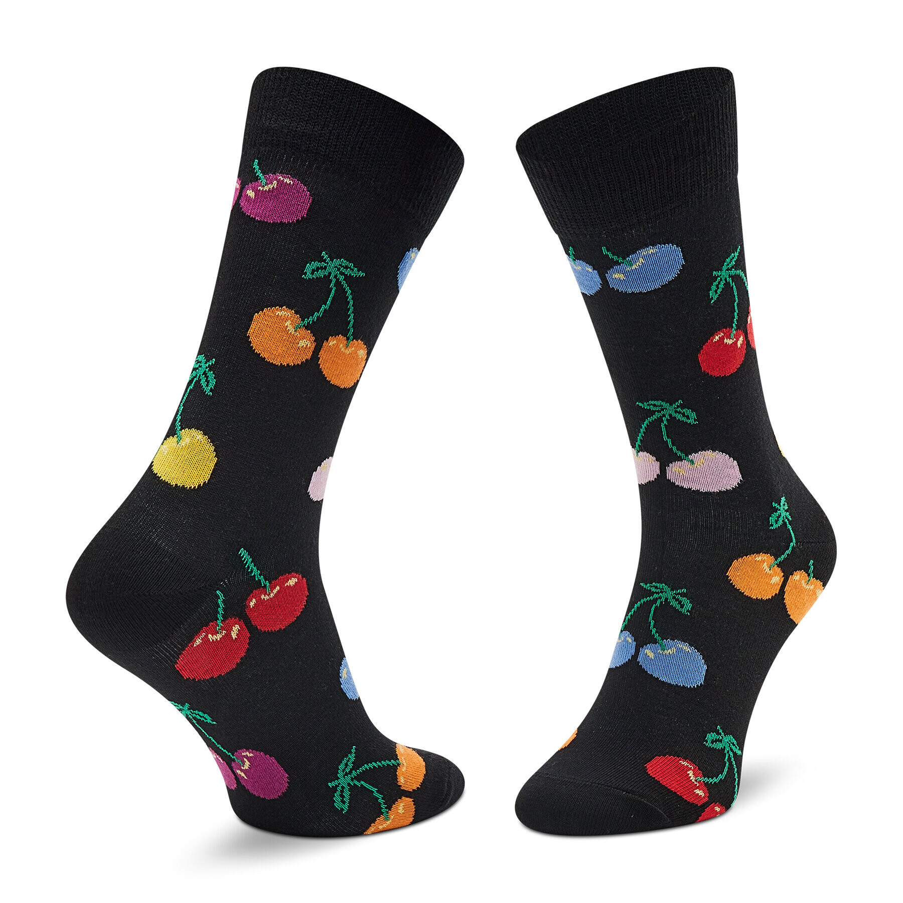 Happy Socks Дълги чорапи unisex CHE01-9050 Черен - Pepit.bg