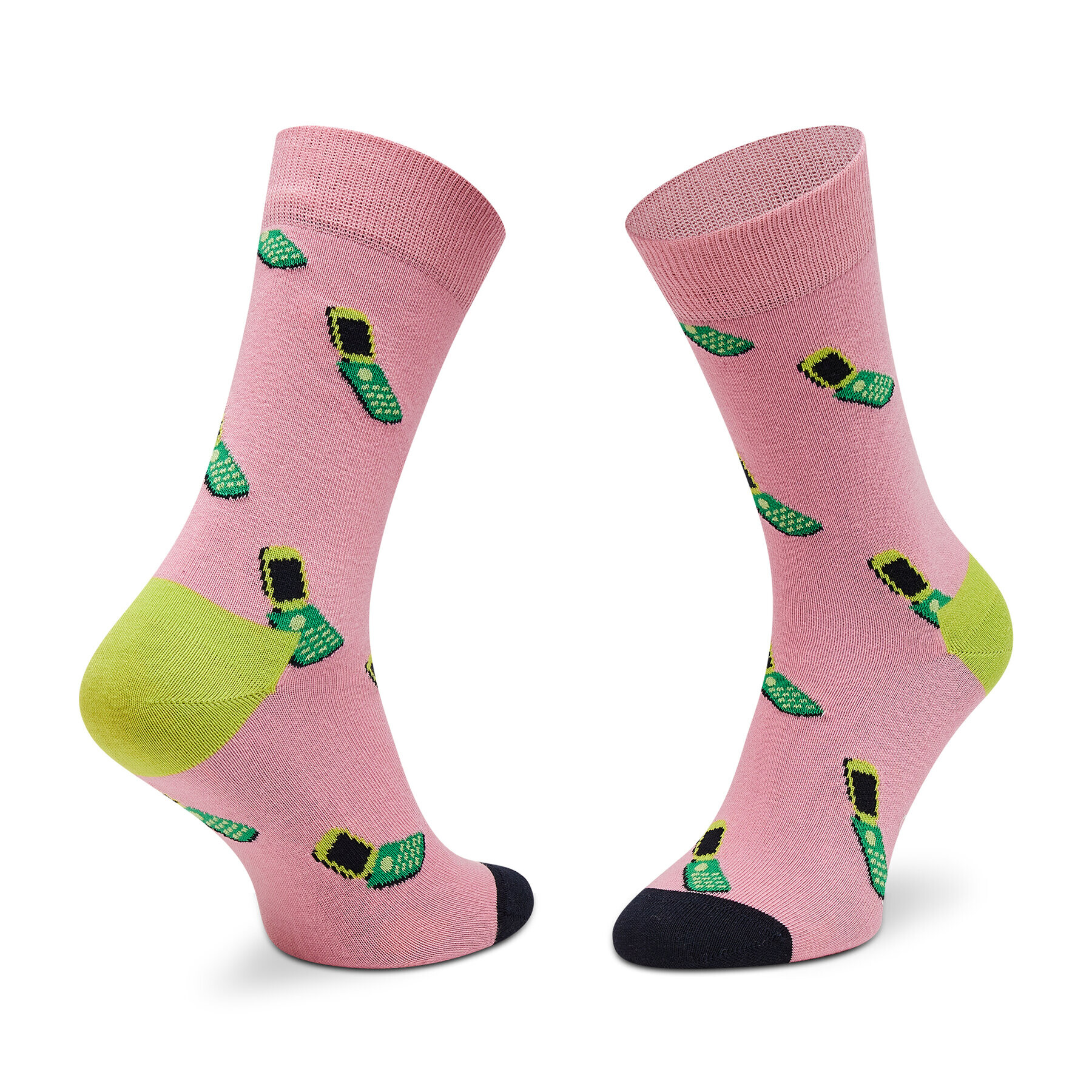 Happy Socks Дълги чорапи unisex CMM01-3300 Розов - Pepit.bg