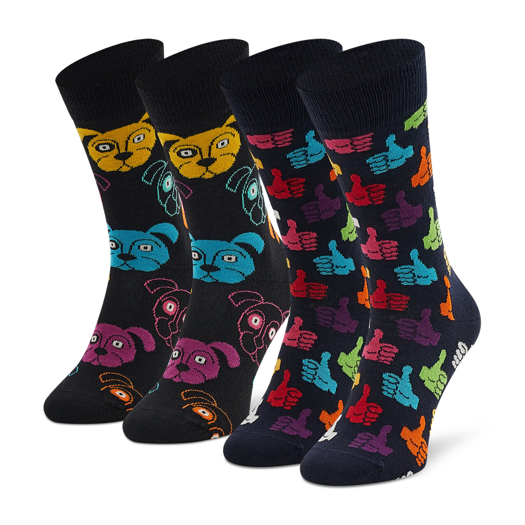 Happy Socks Дълги чорапи unisex DOG02-9050 Цветен - Pepit.bg