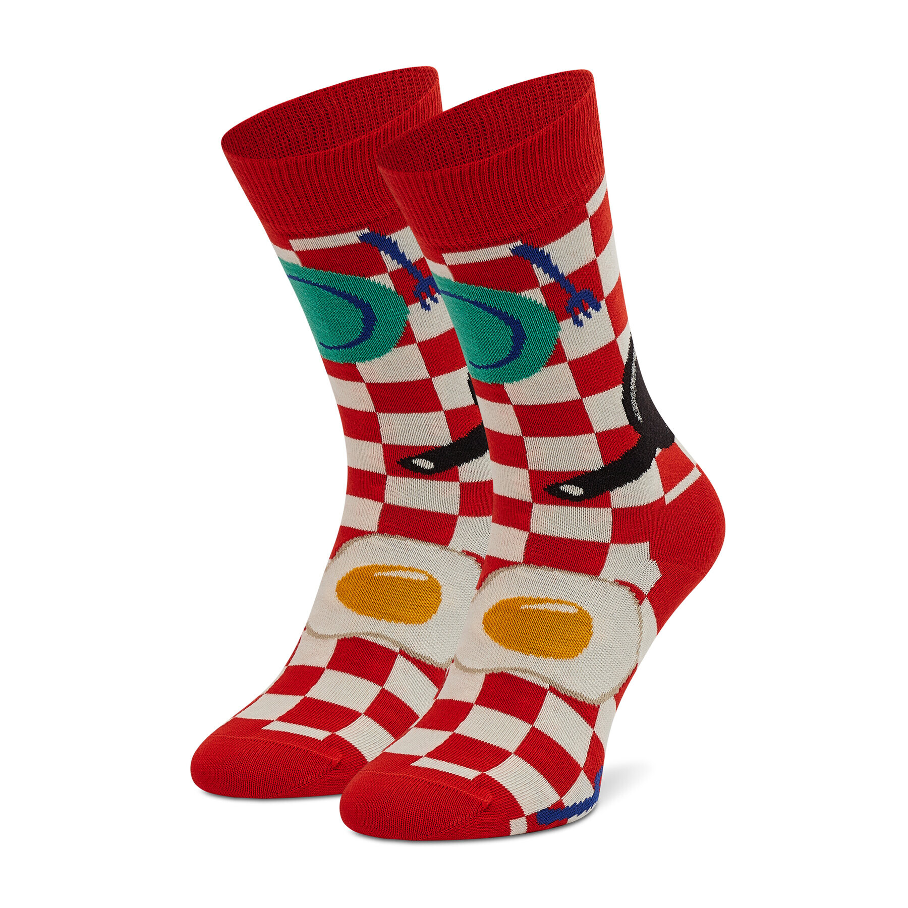 Happy Socks Дълги чорапи unisex EBI01-4300 Червен - Pepit.bg