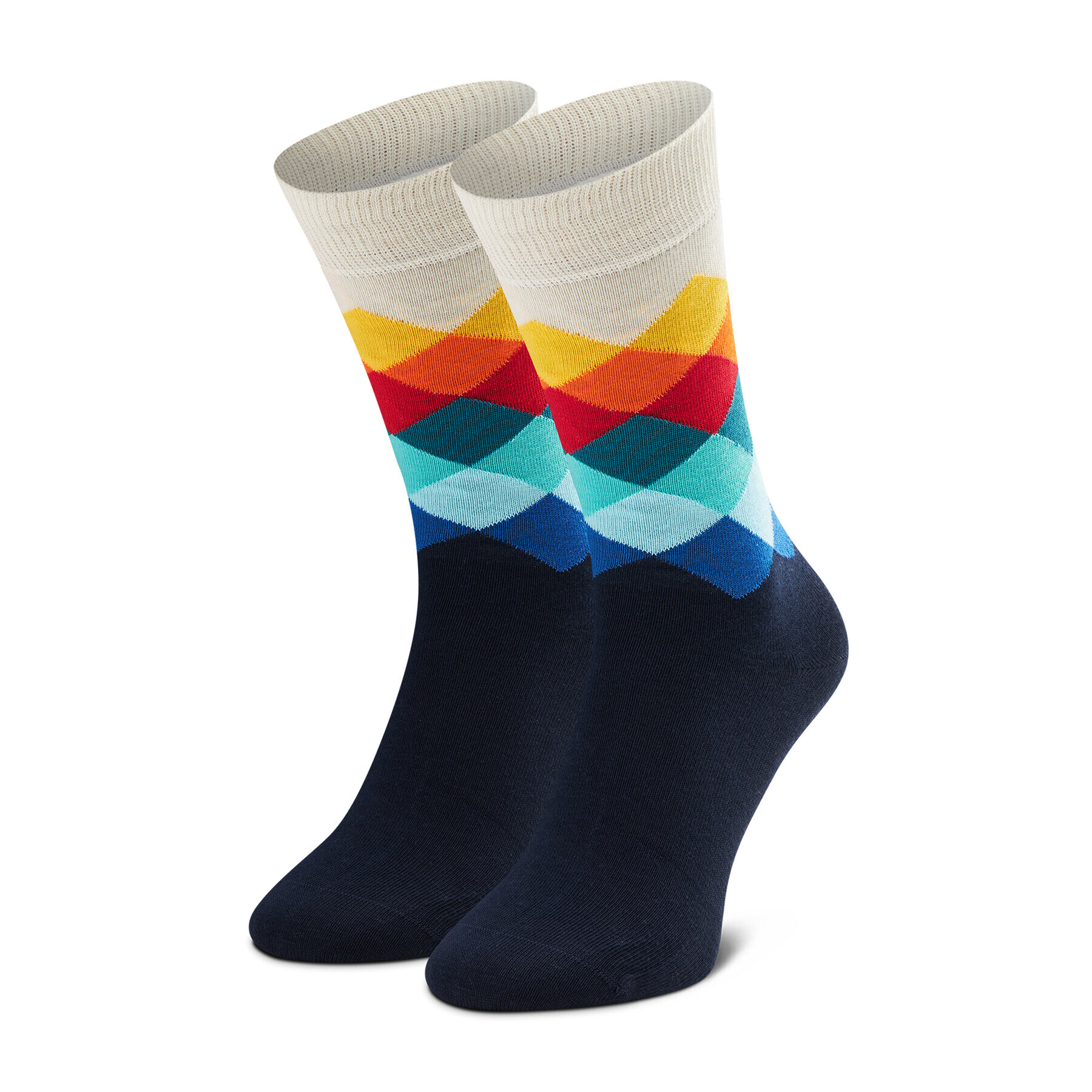 Happy Socks Дълги чорапи unisex FD01-105 Цветен - Pepit.bg