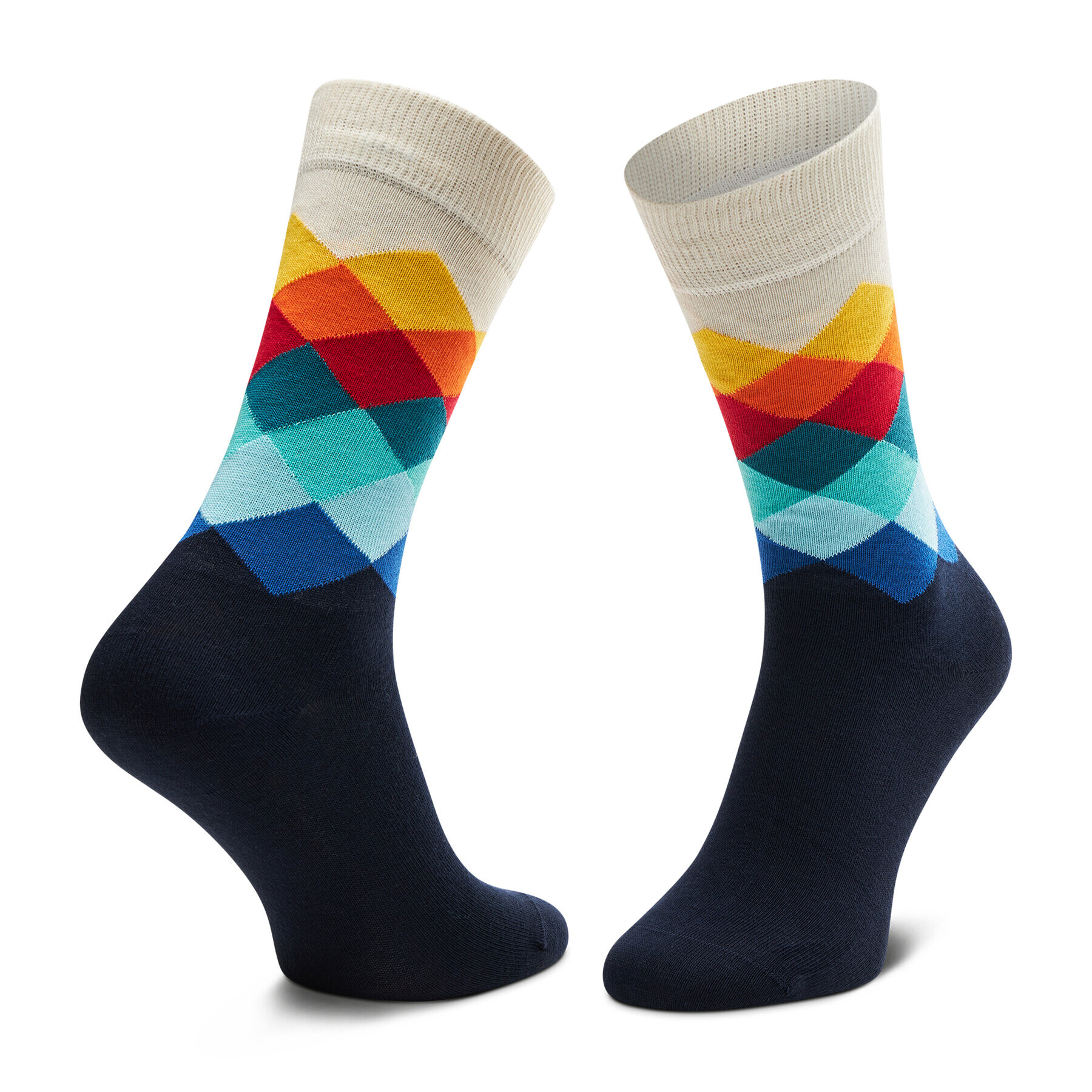 Happy Socks Дълги чорапи unisex FD01-105 Цветен - Pepit.bg