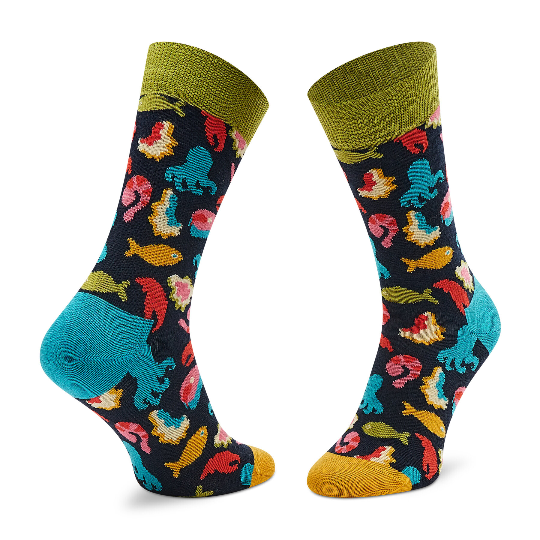 Happy Socks Дълги чорапи unisex FDM01-6500 Цветен - Pepit.bg