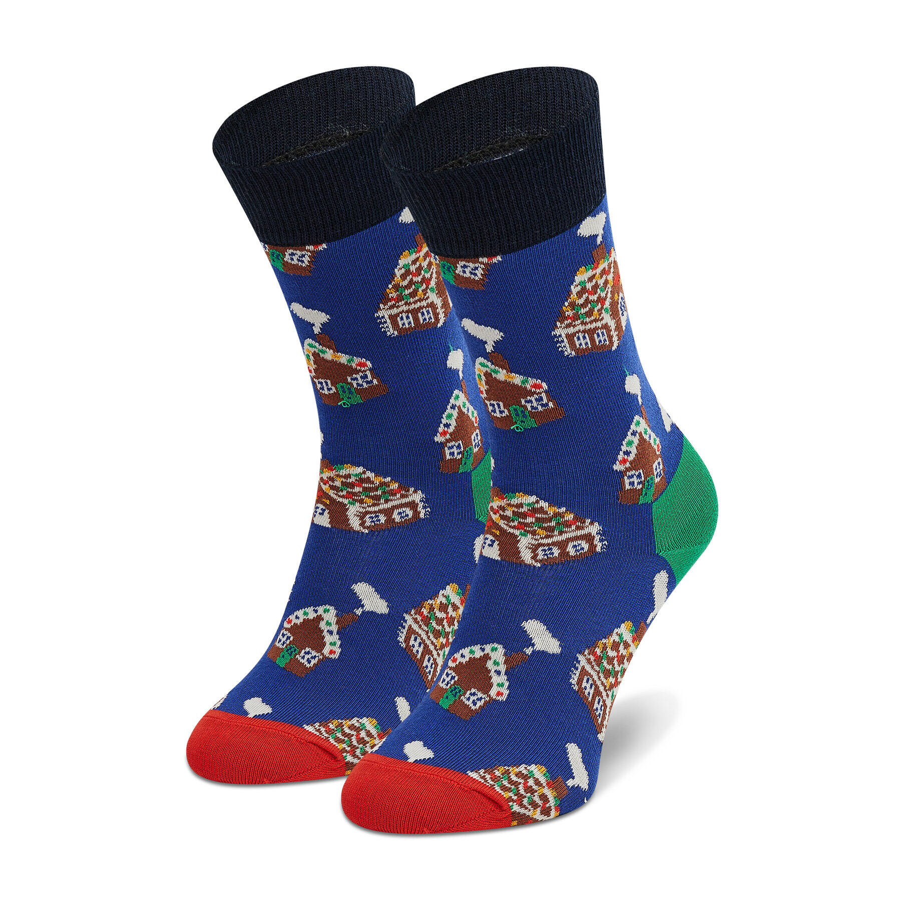 Happy Socks Дълги чорапи unisex GHO01-6300 Тъмносин - Pepit.bg