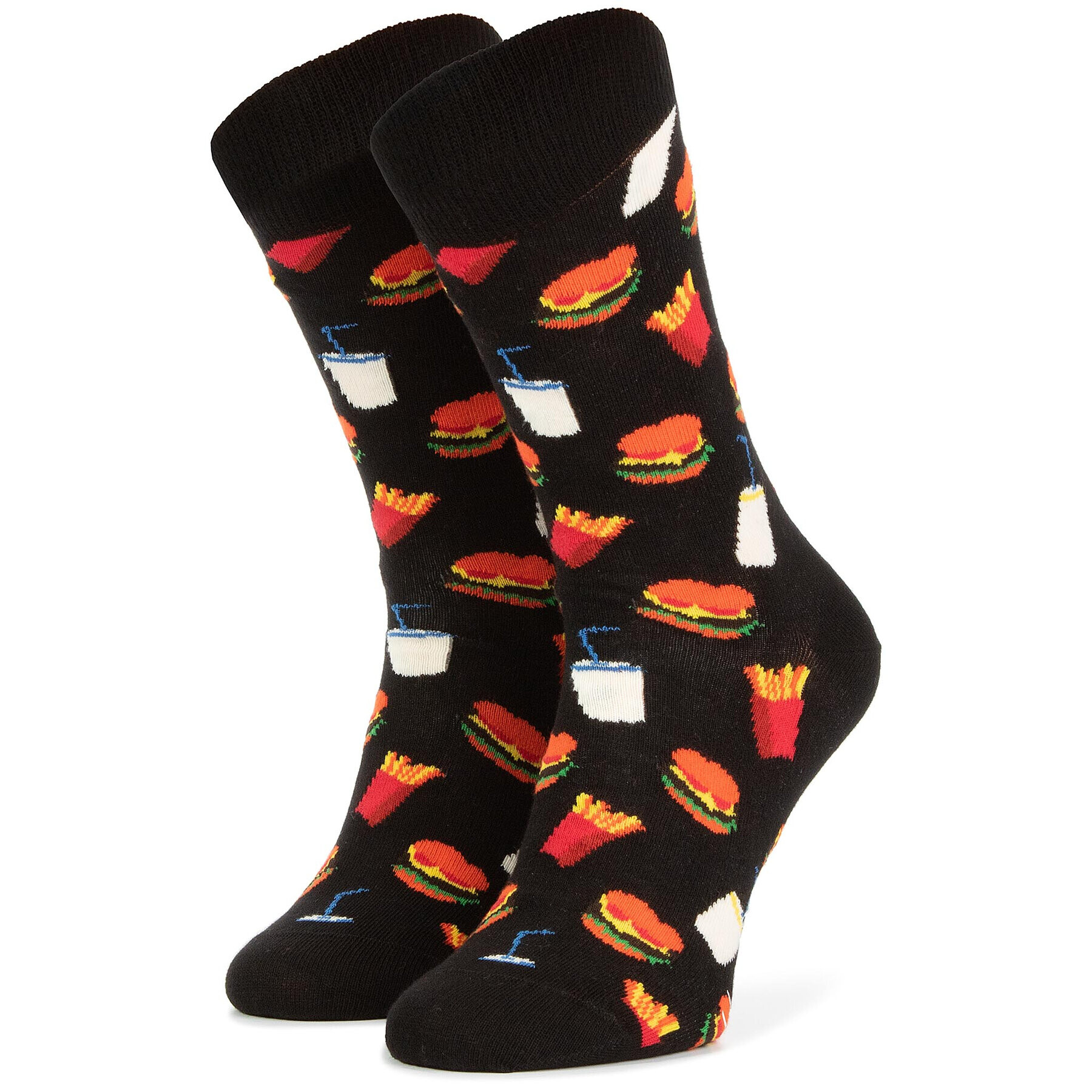 Happy Socks Дълги чорапи unisex HAM01-9000 Черен - Pepit.bg