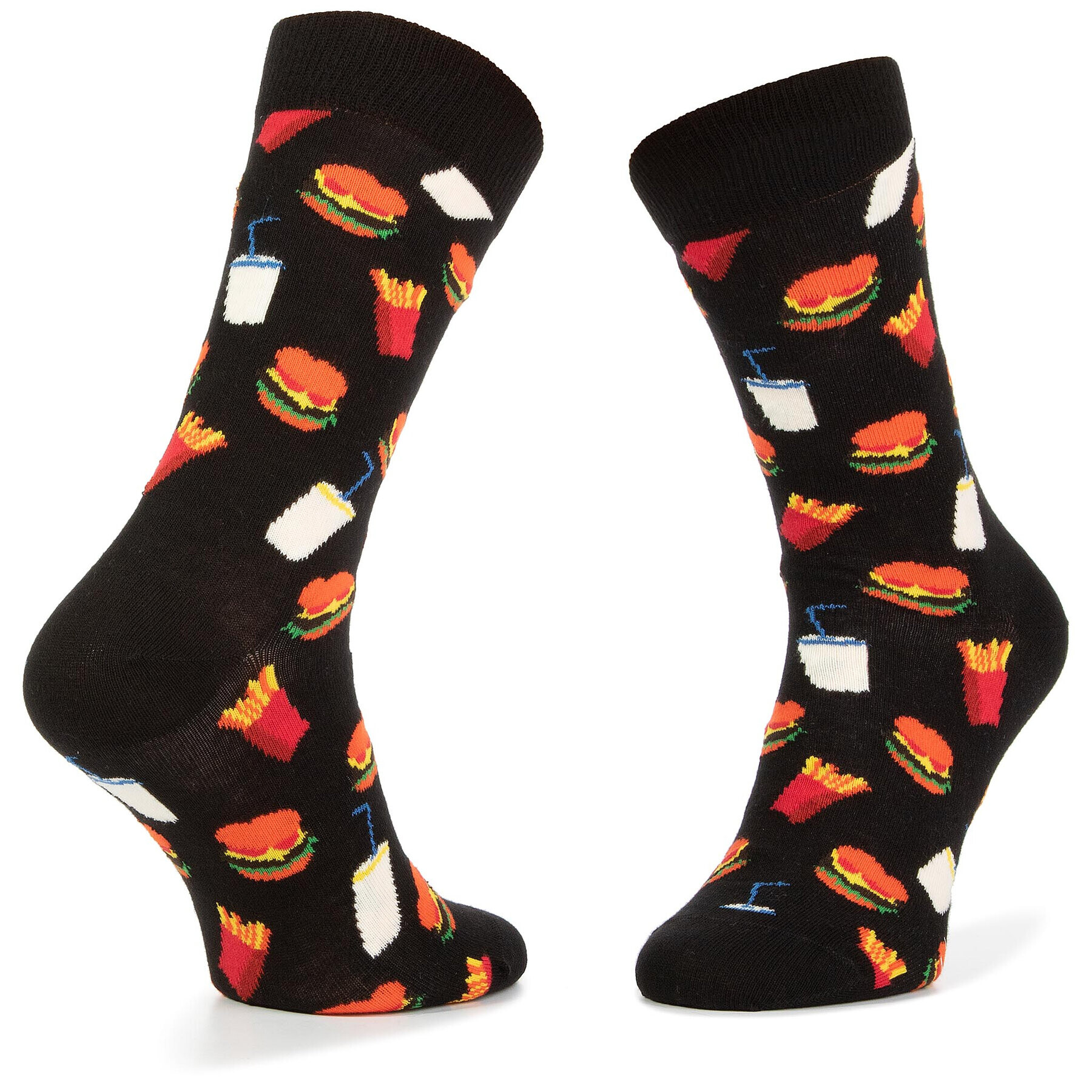 Happy Socks Дълги чорапи unisex HAM01-9000 Черен - Pepit.bg