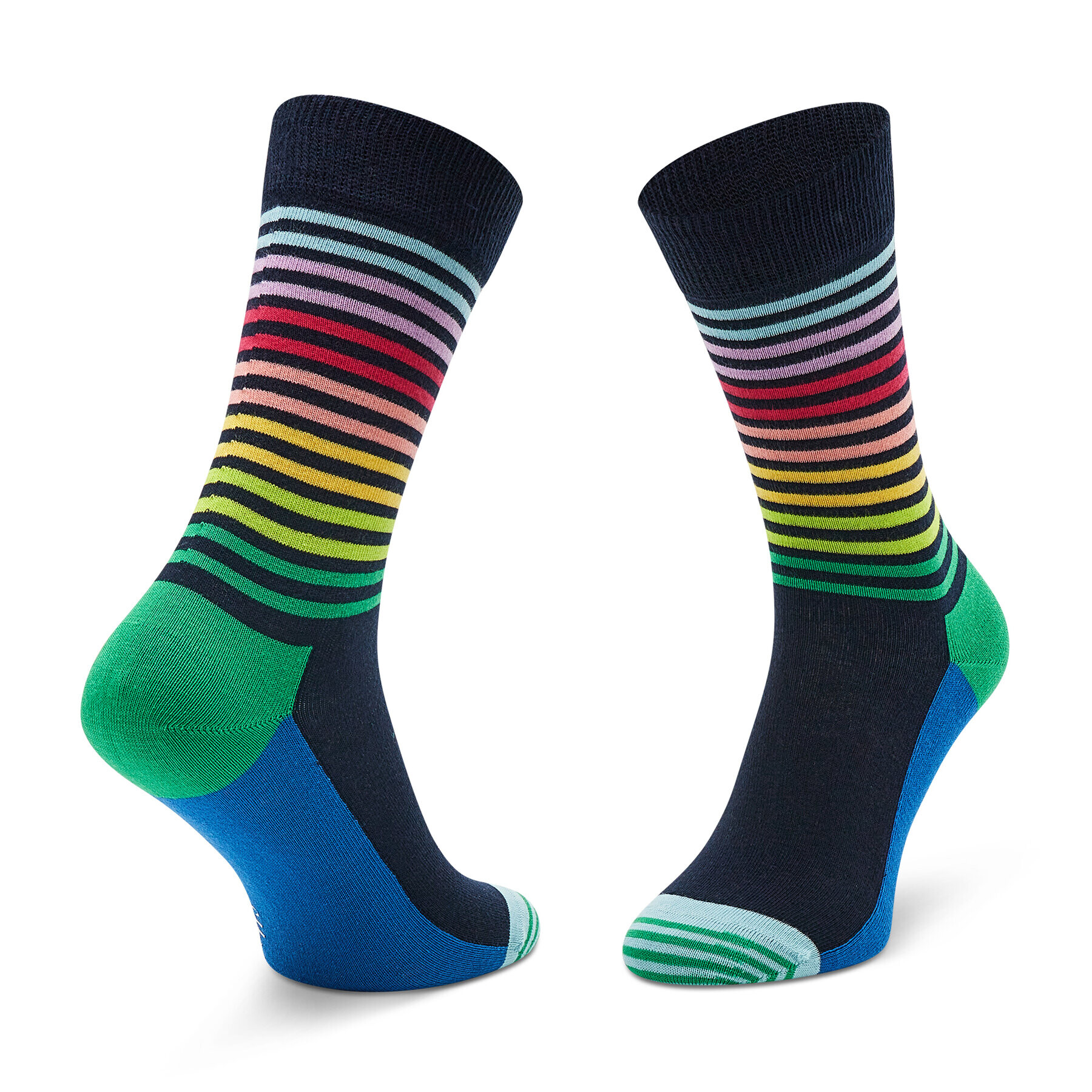 Happy Socks Дълги чорапи unisex HAS01-6501 Черен - Pepit.bg