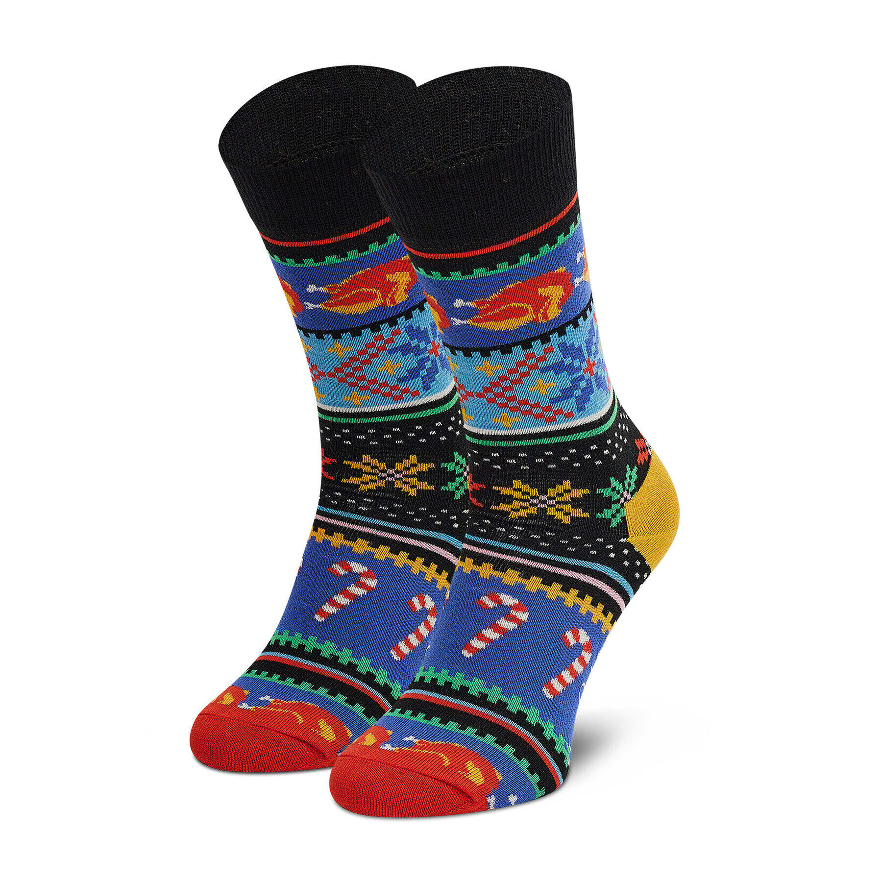 Happy Socks Дълги чорапи unisex HHS01-6300 Син - Pepit.bg