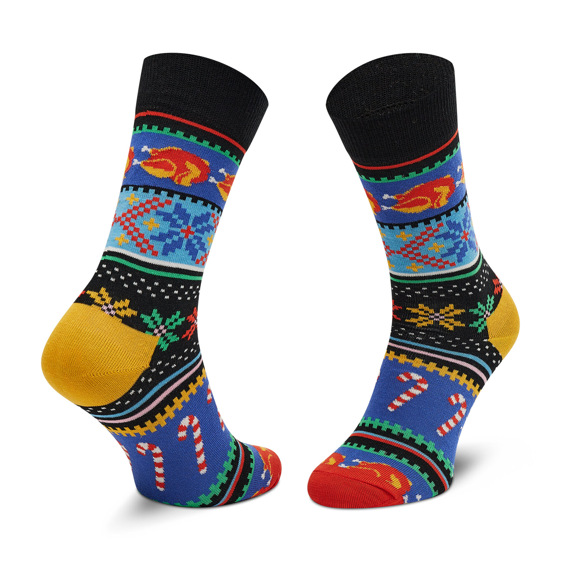 Happy Socks Дълги чорапи unisex HHS01-6300 Син - Pepit.bg