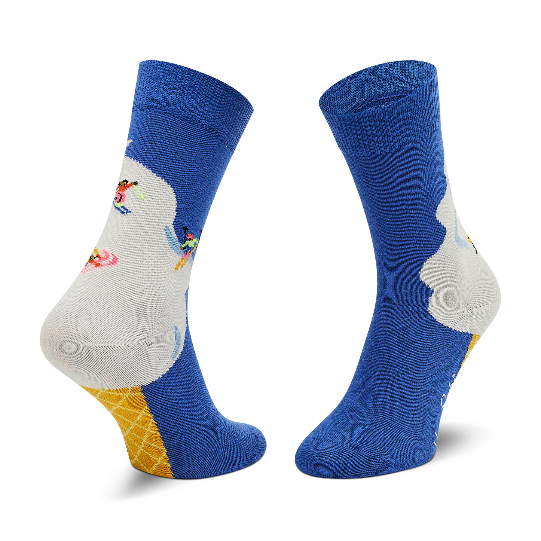 Happy Socks Дълги чорапи unisex IIB01-6500 Тъмносин - Pepit.bg