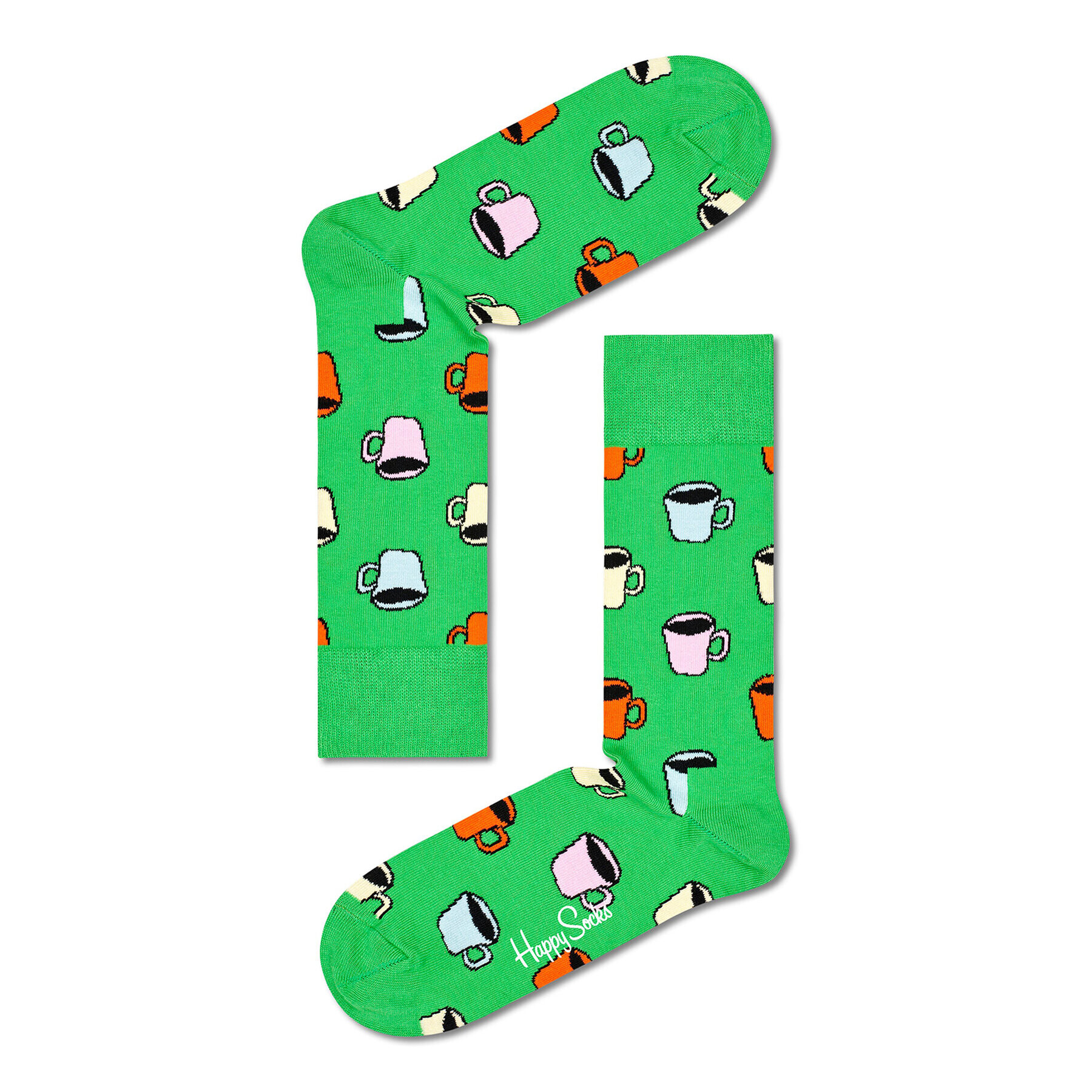Happy Socks Дълги чорапи unisex MCT01-7303 Зелен - Pepit.bg