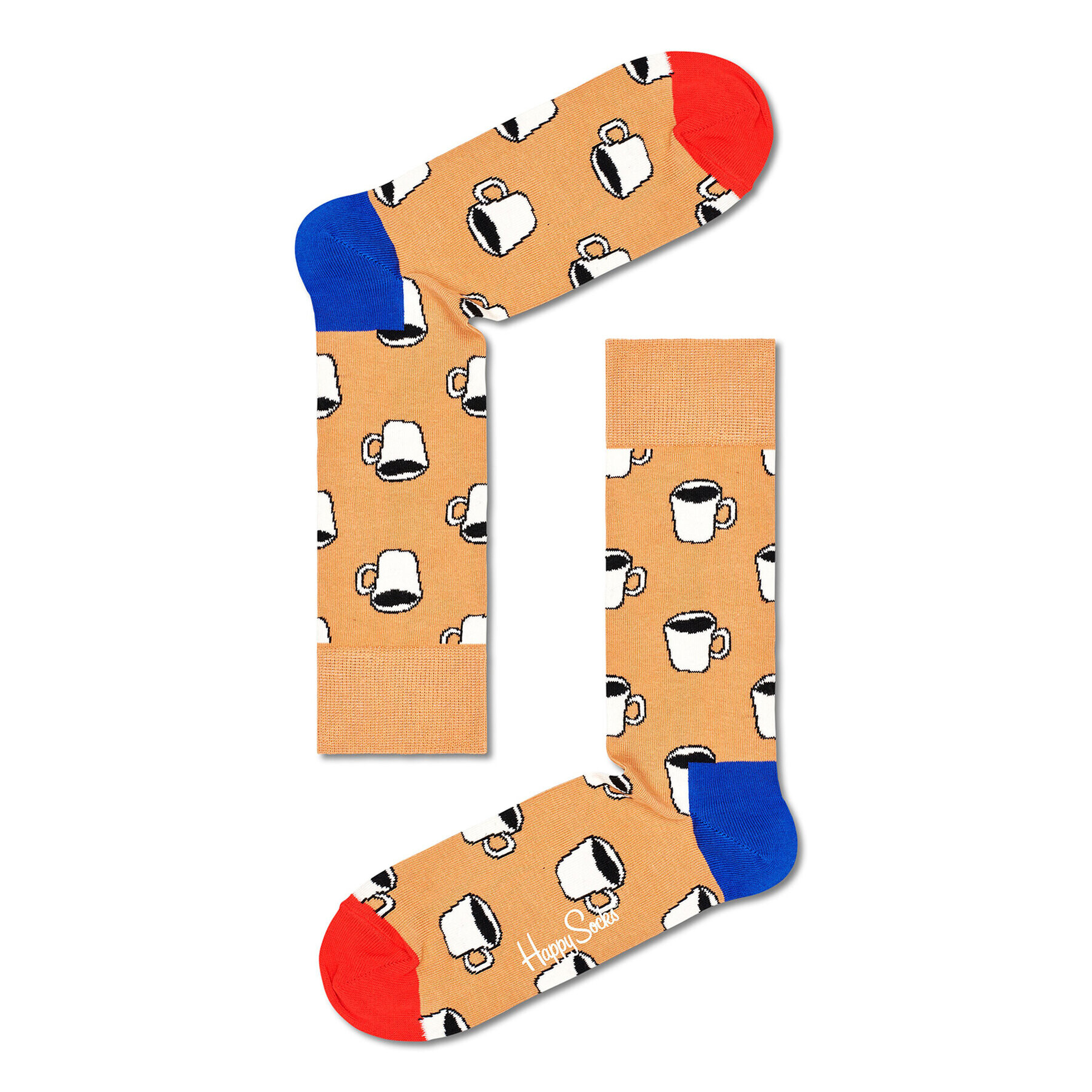 Happy Socks Дълги чорапи unisex MCT01-8300 Кафяв - Pepit.bg