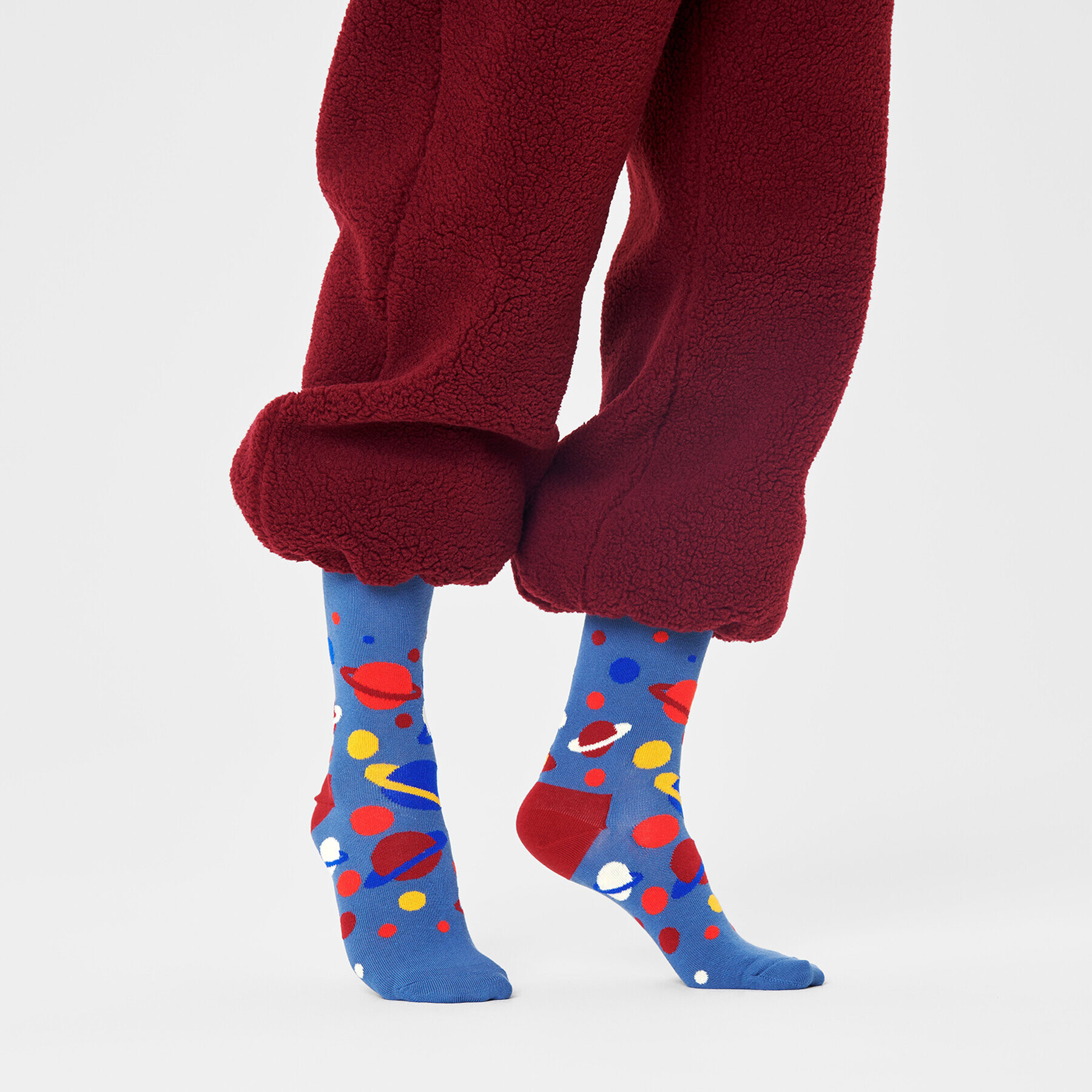 Happy Socks Дълги чорапи unisex MIL01-9700 Цветен - Pepit.bg