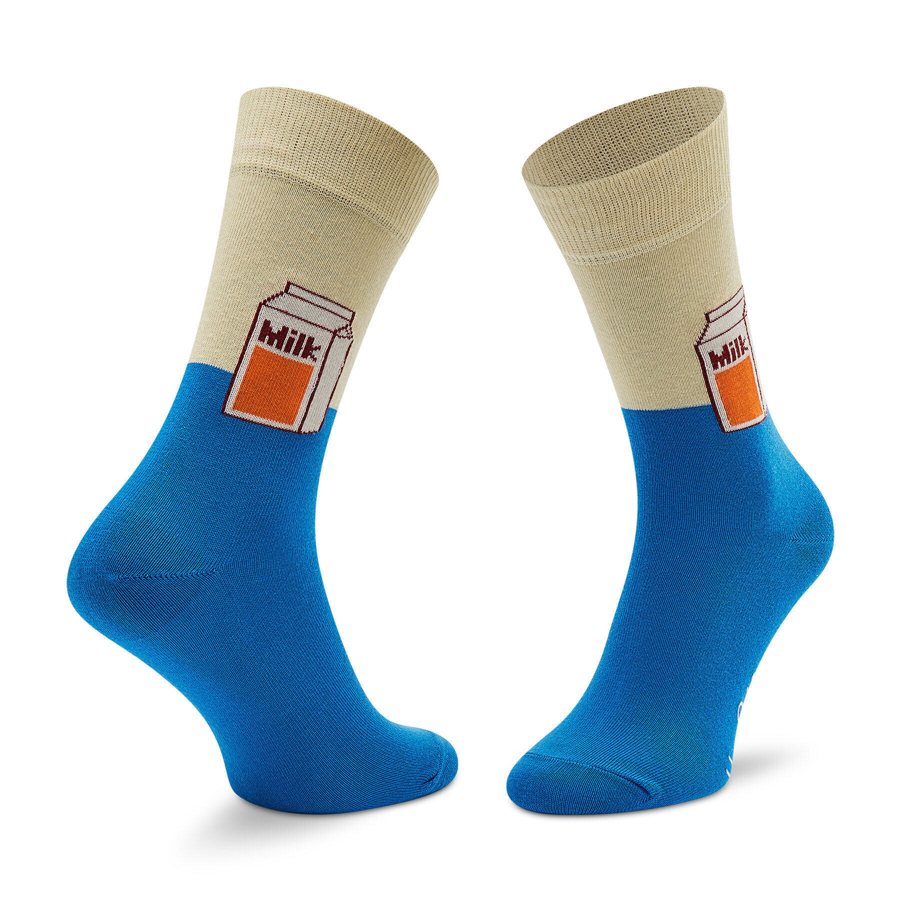 Happy Socks Дълги чорапи unisex MLK01-6300 Син - Pepit.bg