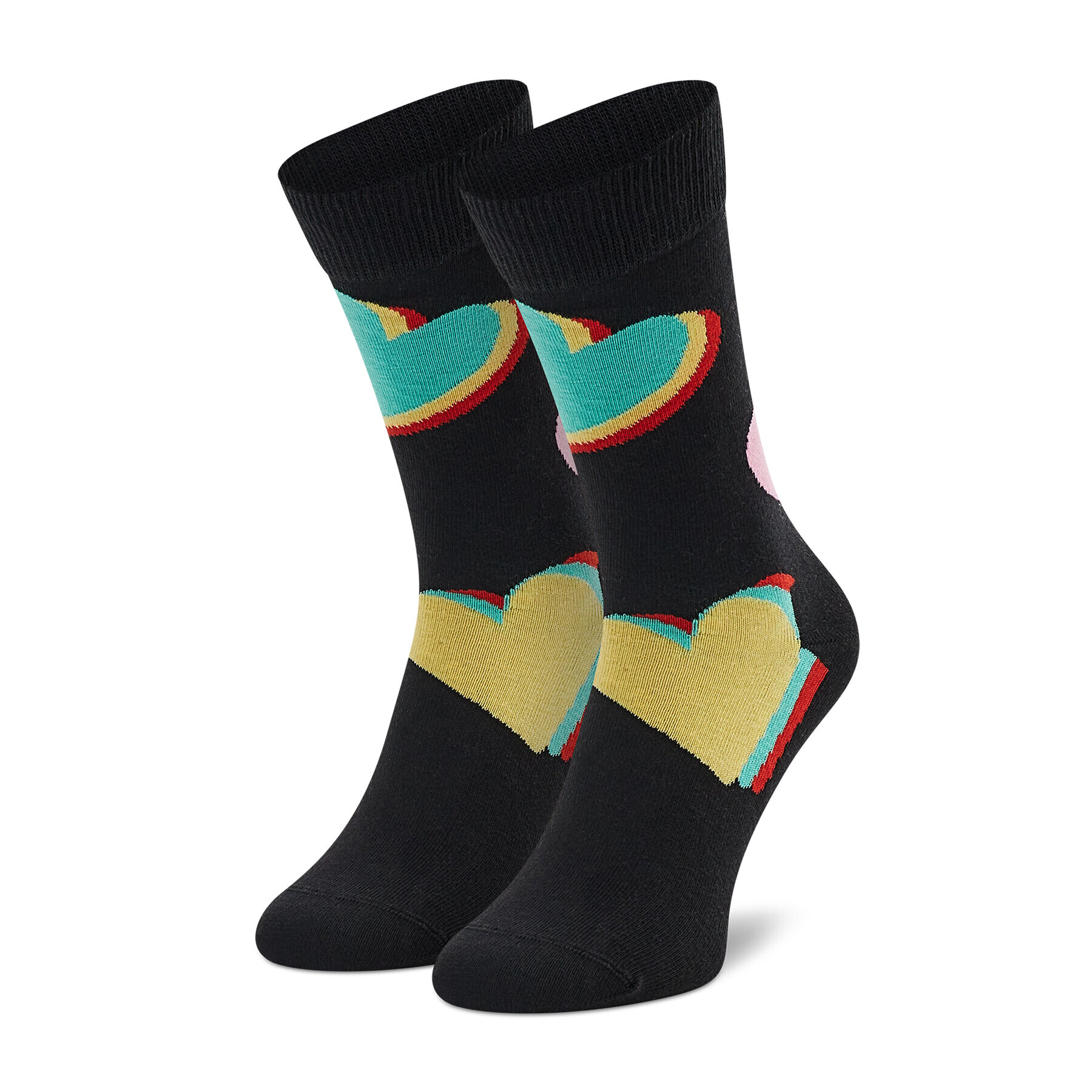 Happy Socks Дълги чорапи unisex MYV01-9350 Черен - Pepit.bg