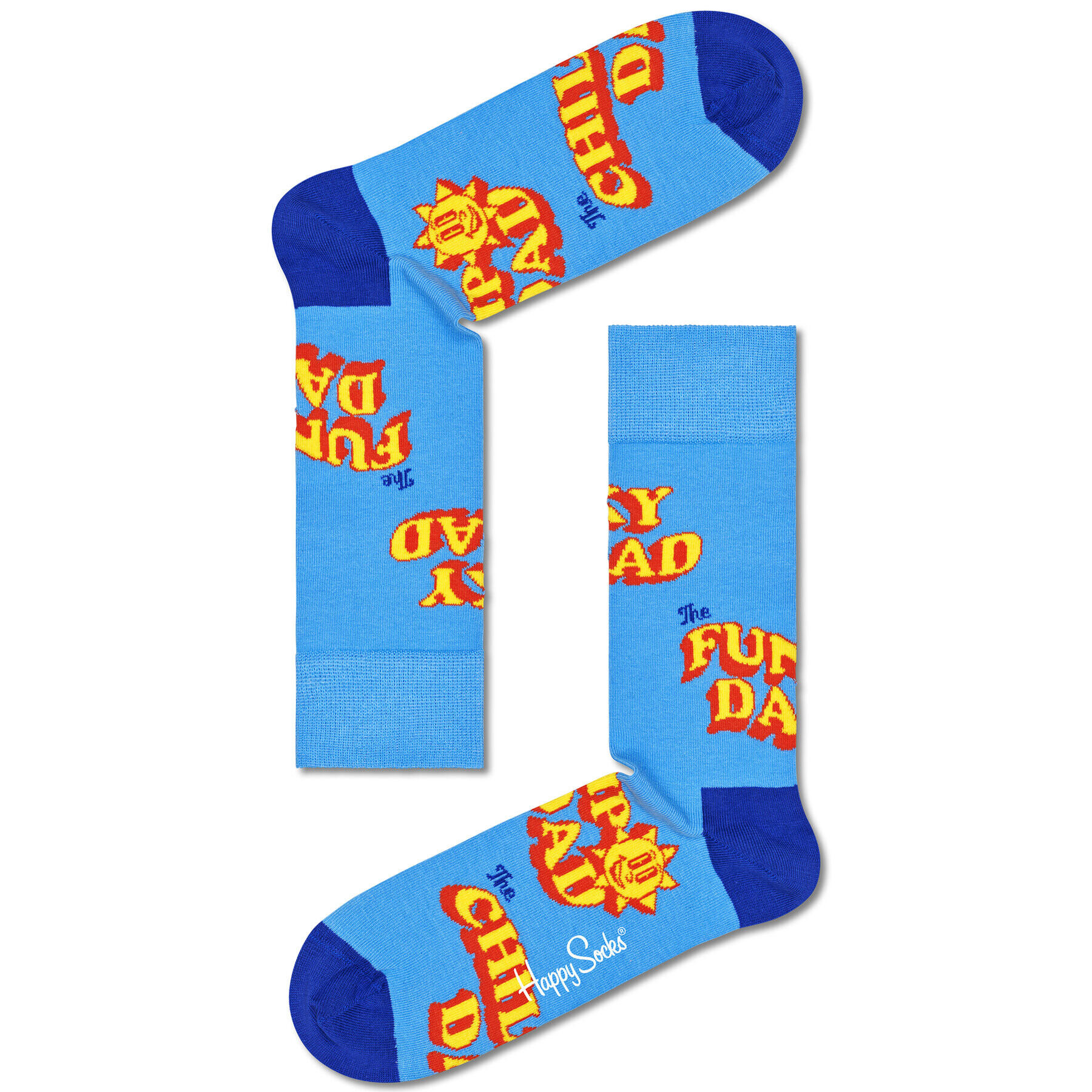 Happy Socks Дълги чорапи unisex NOD01-6300 Син - Pepit.bg