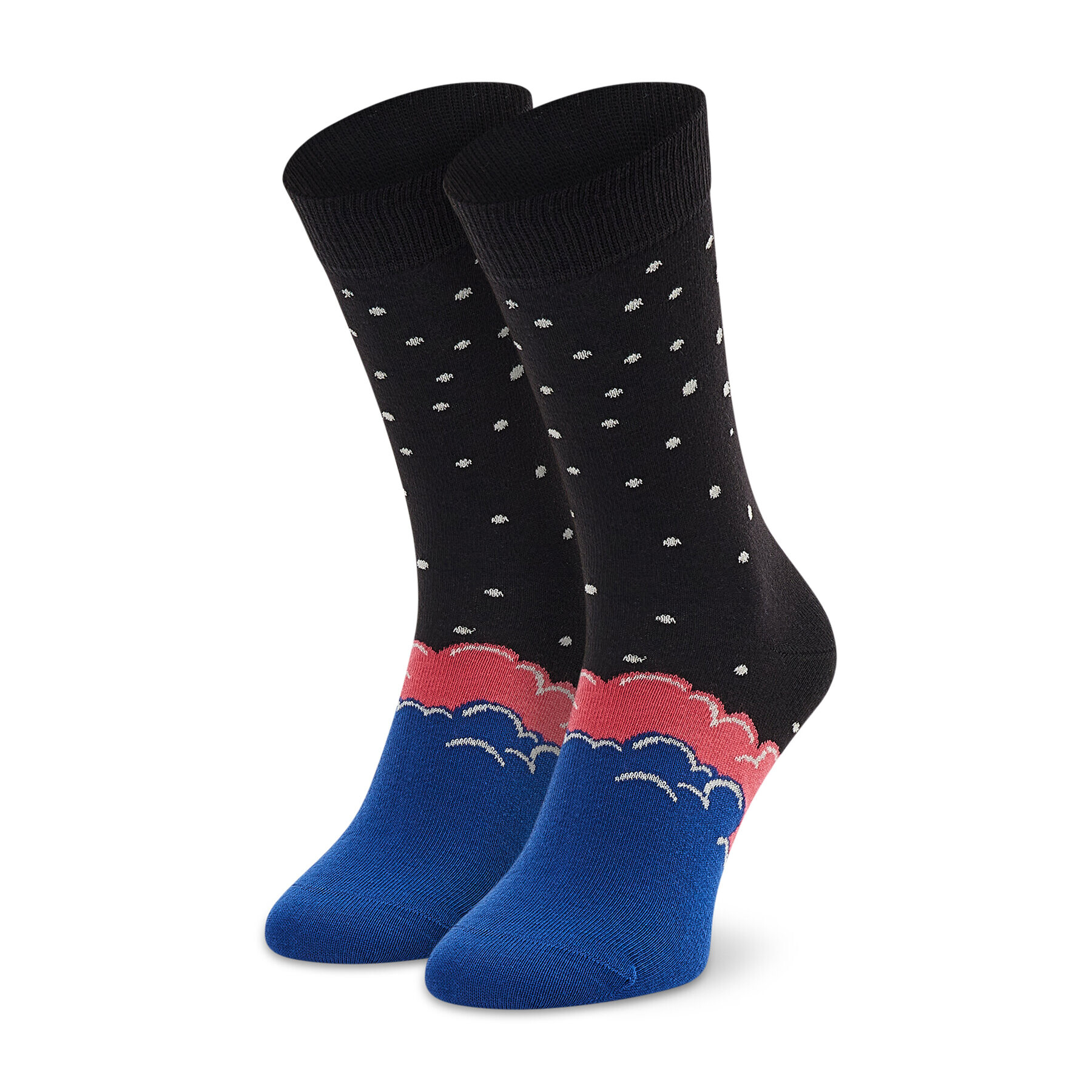 Happy Socks Дълги чорапи unisex OTC01-9300 Черен - Pepit.bg