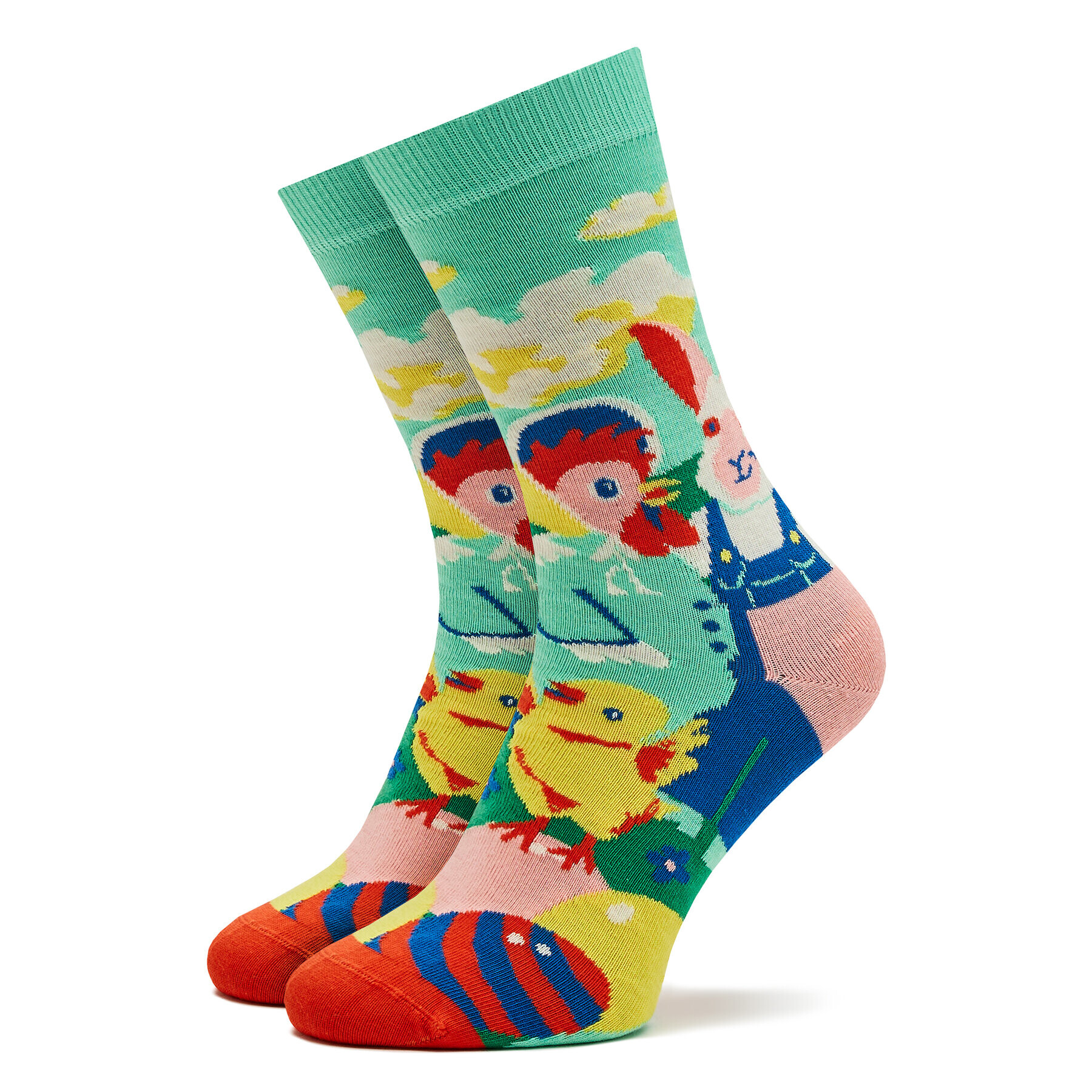 Happy Socks Дълги чорапи unisex P000475 Зелен - Pepit.bg