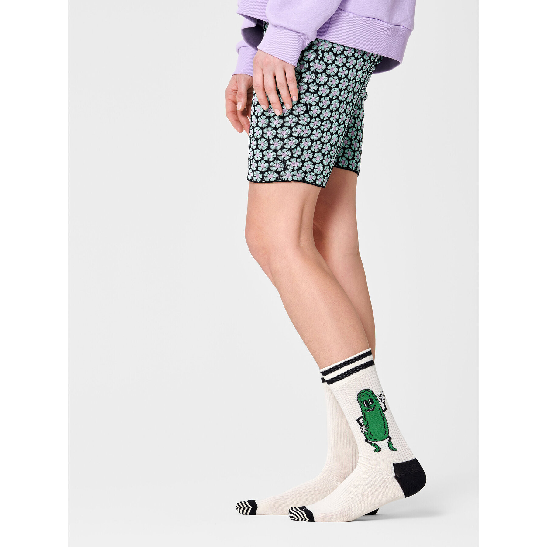 Happy Socks Дълги чорапи unisex PIC01-0200 Бежов - Pepit.bg