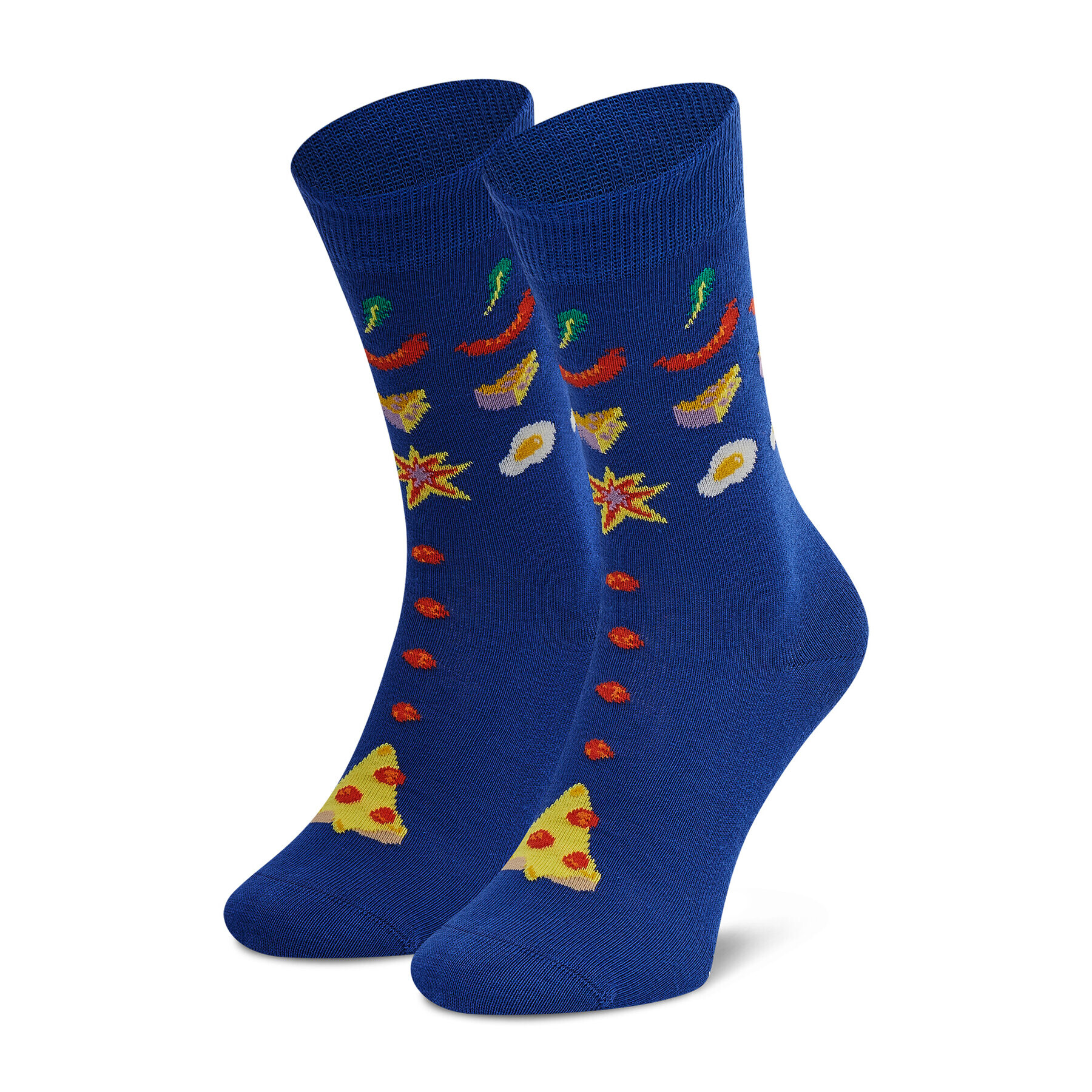 Happy Socks Дълги чорапи unisex PIV01-6300 Син - Pepit.bg