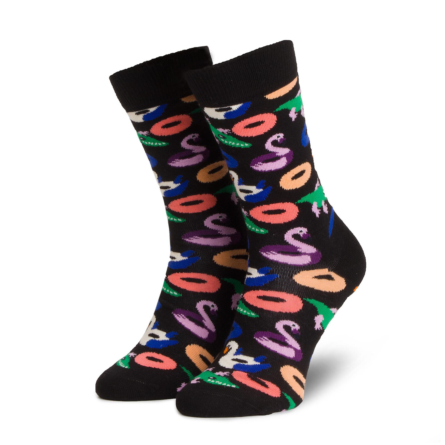 Happy Socks Дълги чорапи unisex PPA01-9300 Черен - Pepit.bg