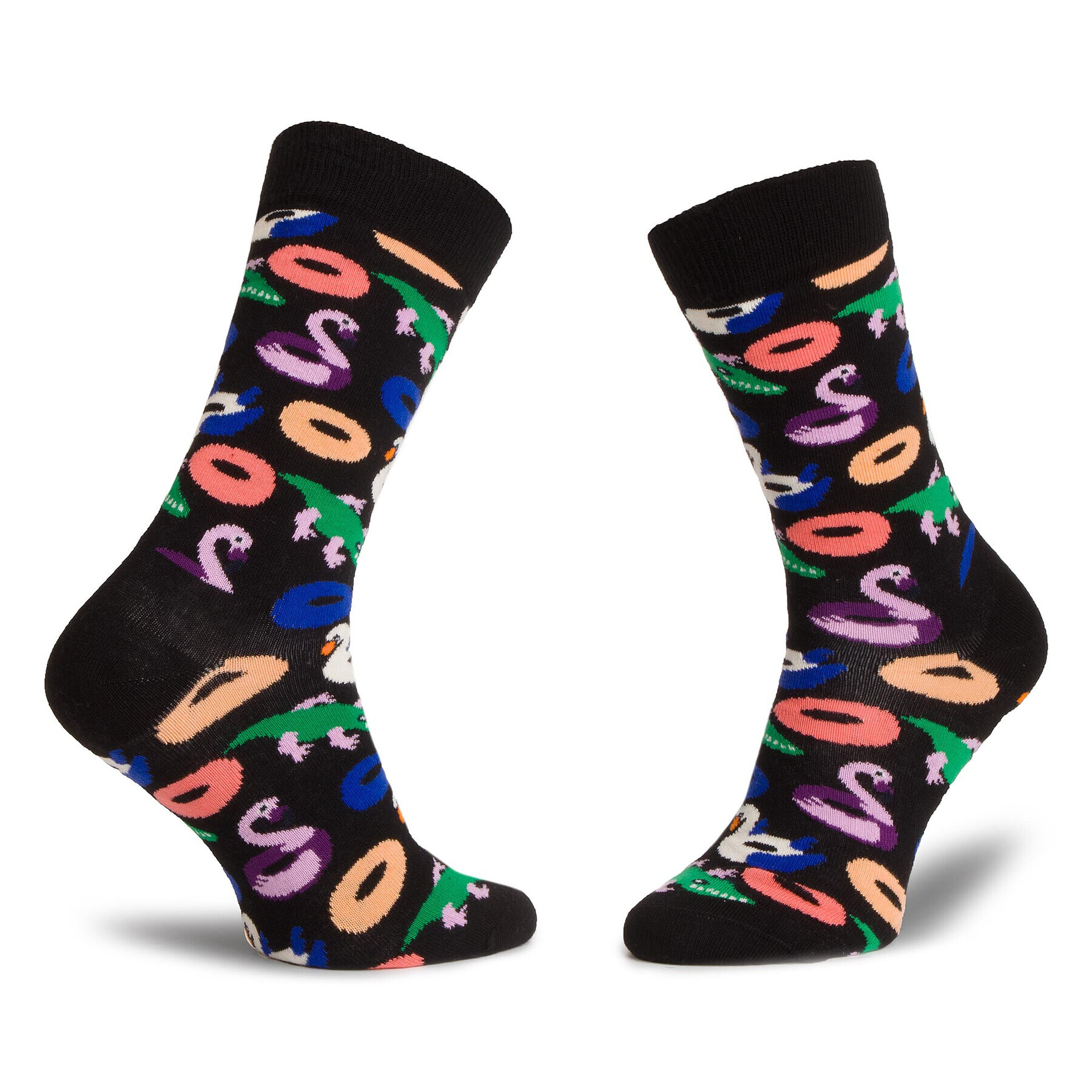 Happy Socks Дълги чорапи unisex PPA01-9300 Черен - Pepit.bg