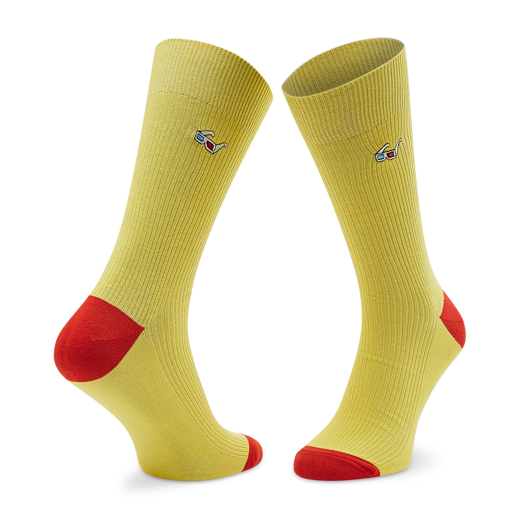 Happy Socks Дълги чорапи unisex REGLA01-2000 Жълт - Pepit.bg