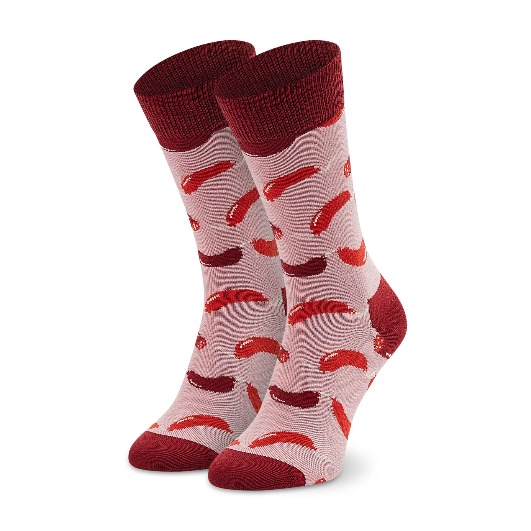 Happy Socks Дълги чорапи unisex SAU01-3300 Розов - Pepit.bg