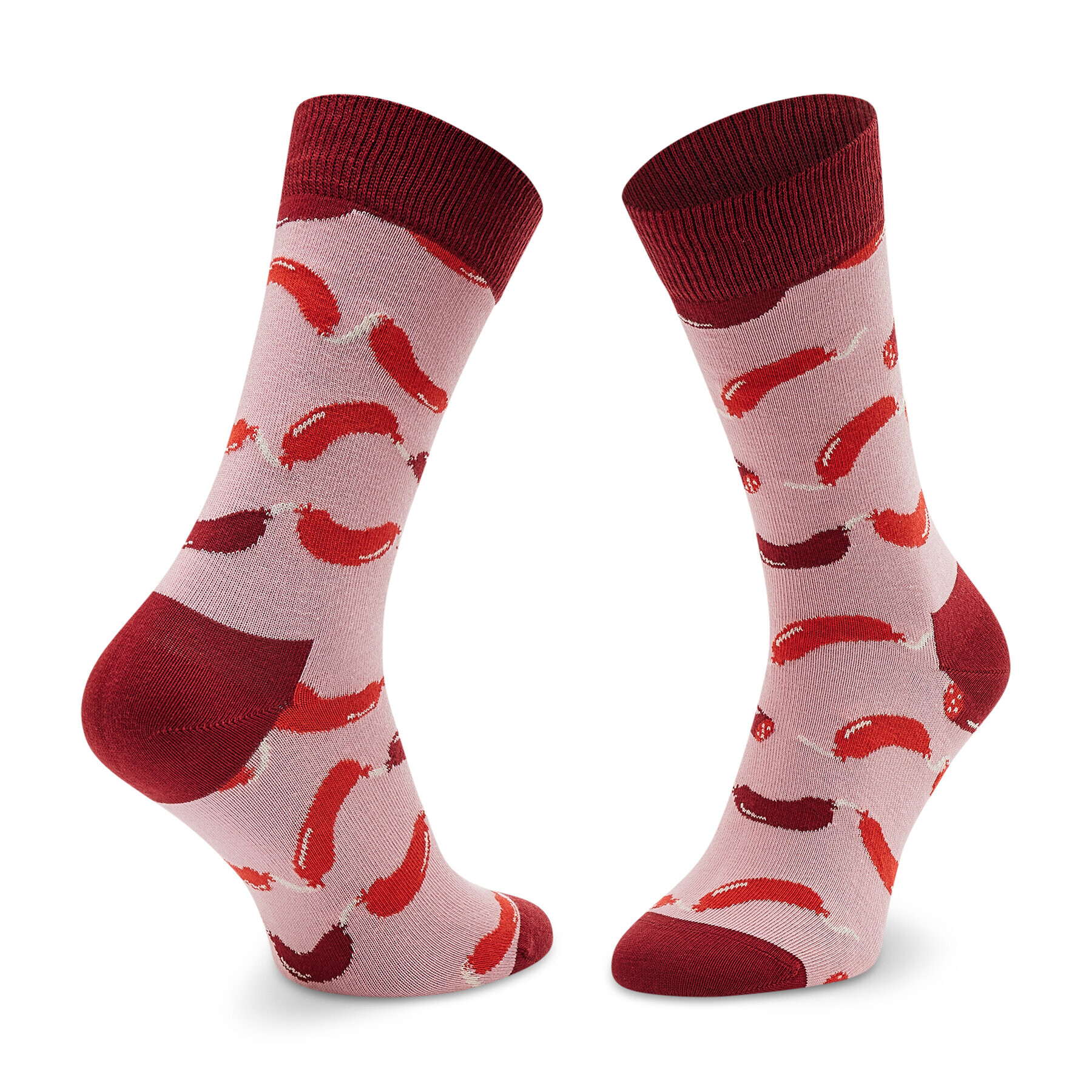 Happy Socks Дълги чорапи unisex SAU01-3300 Розов - Pepit.bg