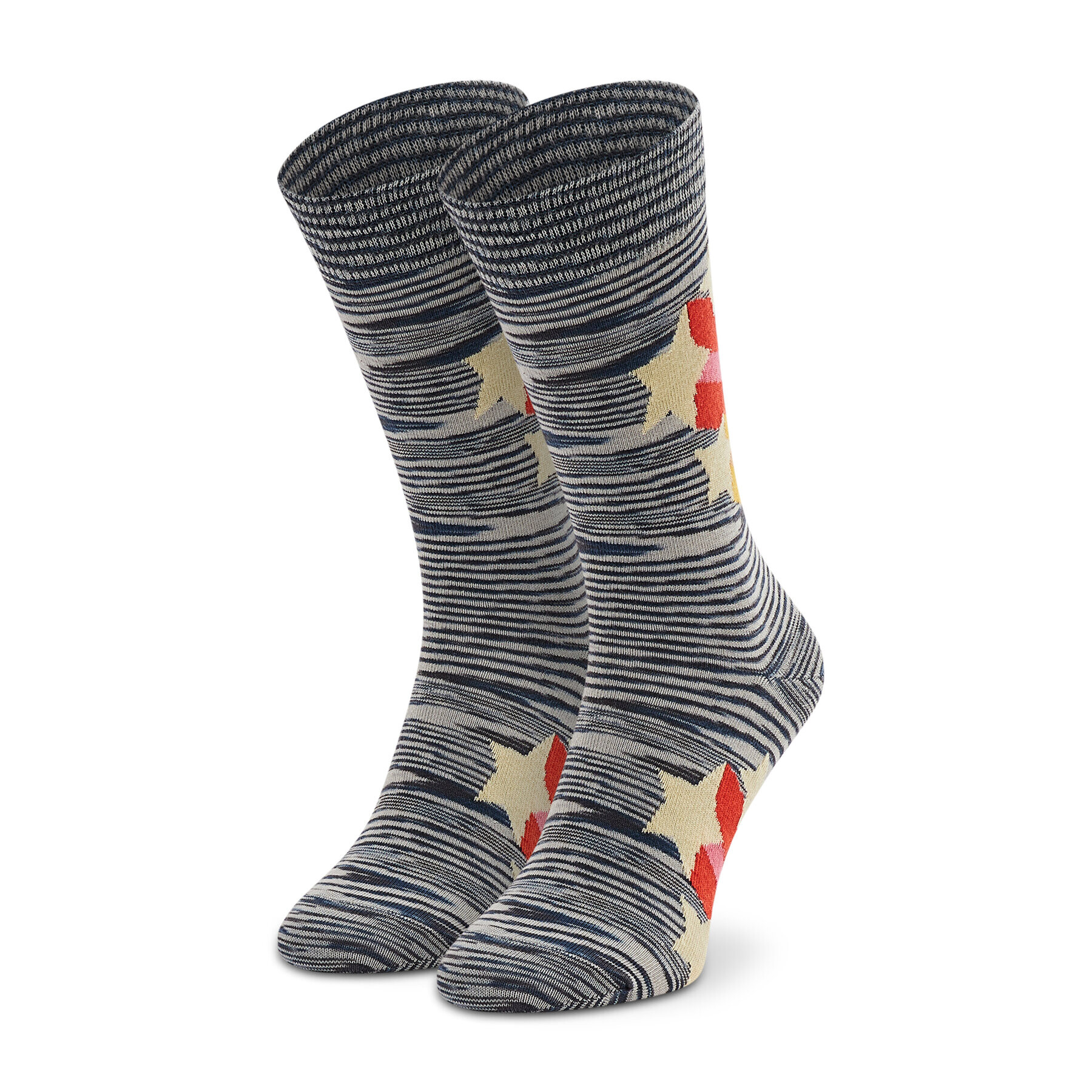 Happy Socks Дълги чорапи unisex SHO01-9700 Сив - Pepit.bg