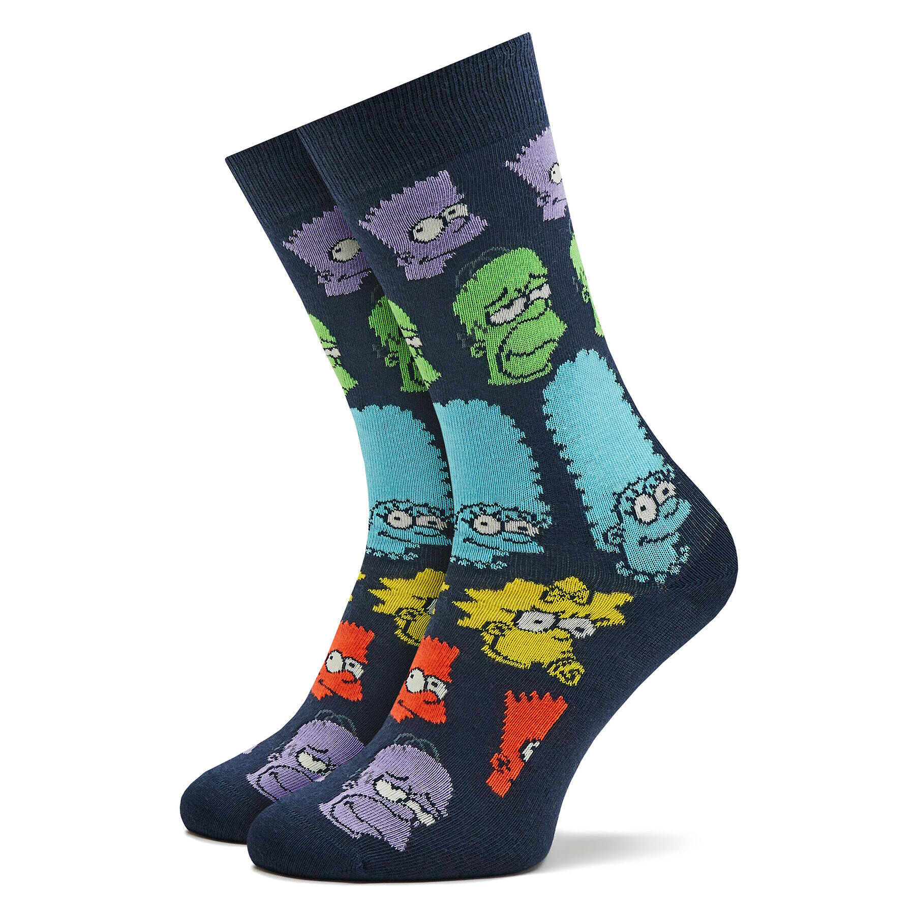 Happy Socks Дълги чорапи unisex SIM01-6500 Цветен - Pepit.bg