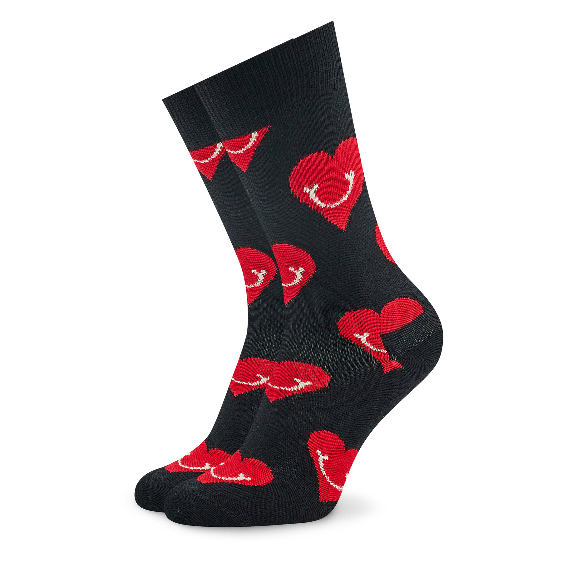 Happy Socks Дълги чорапи unisex SMH01-9300 Черен - Pepit.bg