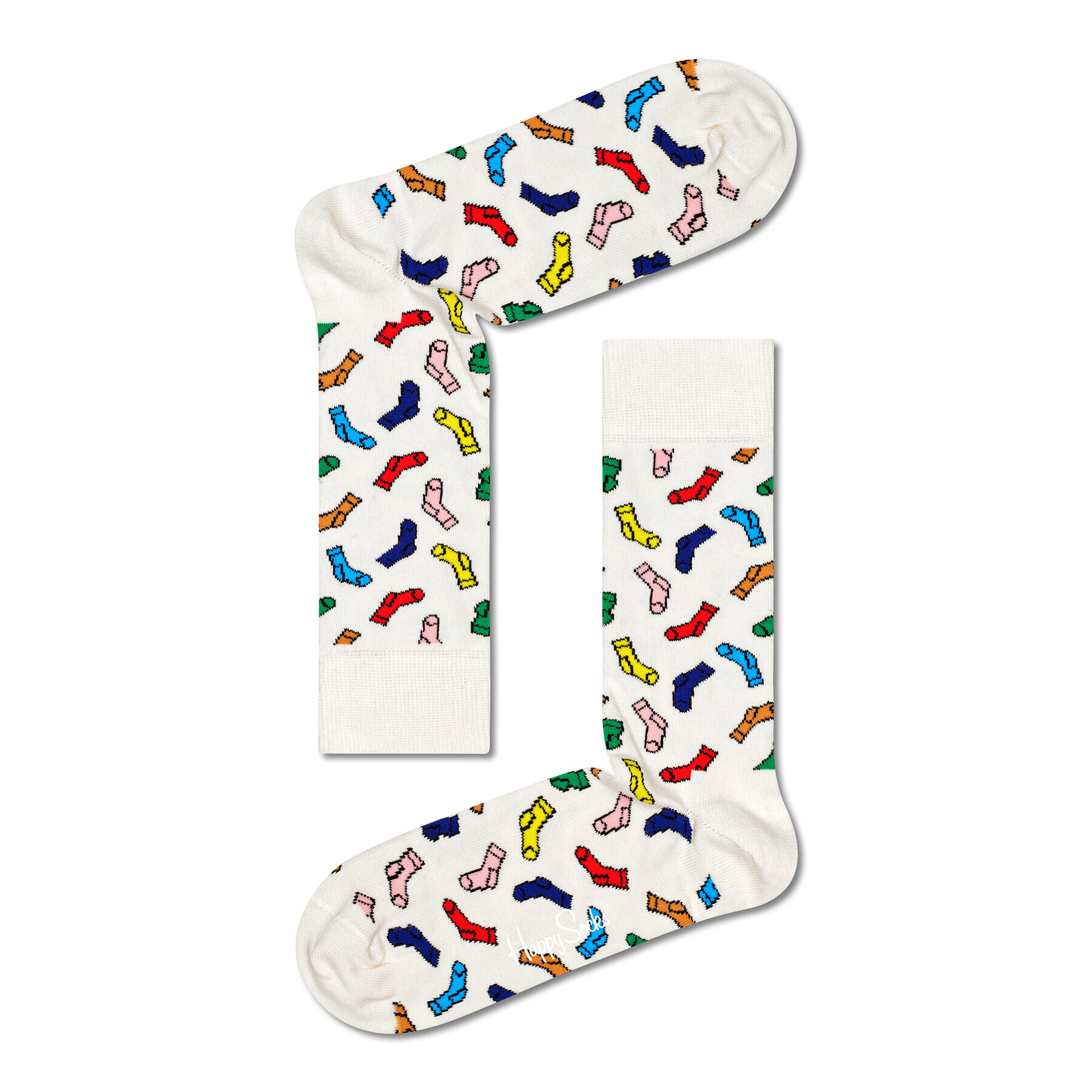 Happy Socks Дълги чорапи unisex SOC01-1300 Бежов - Pepit.bg