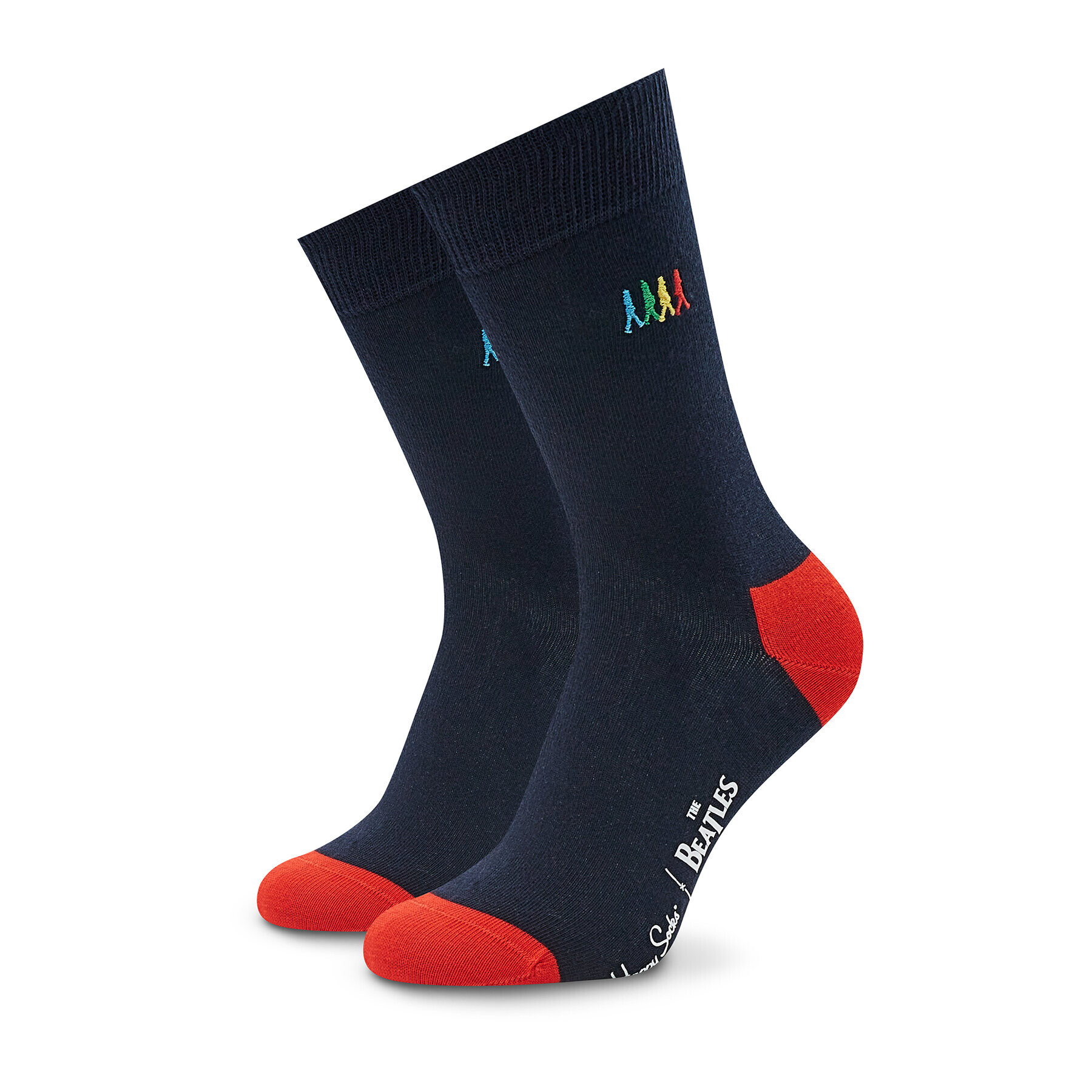 Happy Socks Дълги чорапи unisex The Beatles BEA01-6507 Тъмносин - Pepit.bg