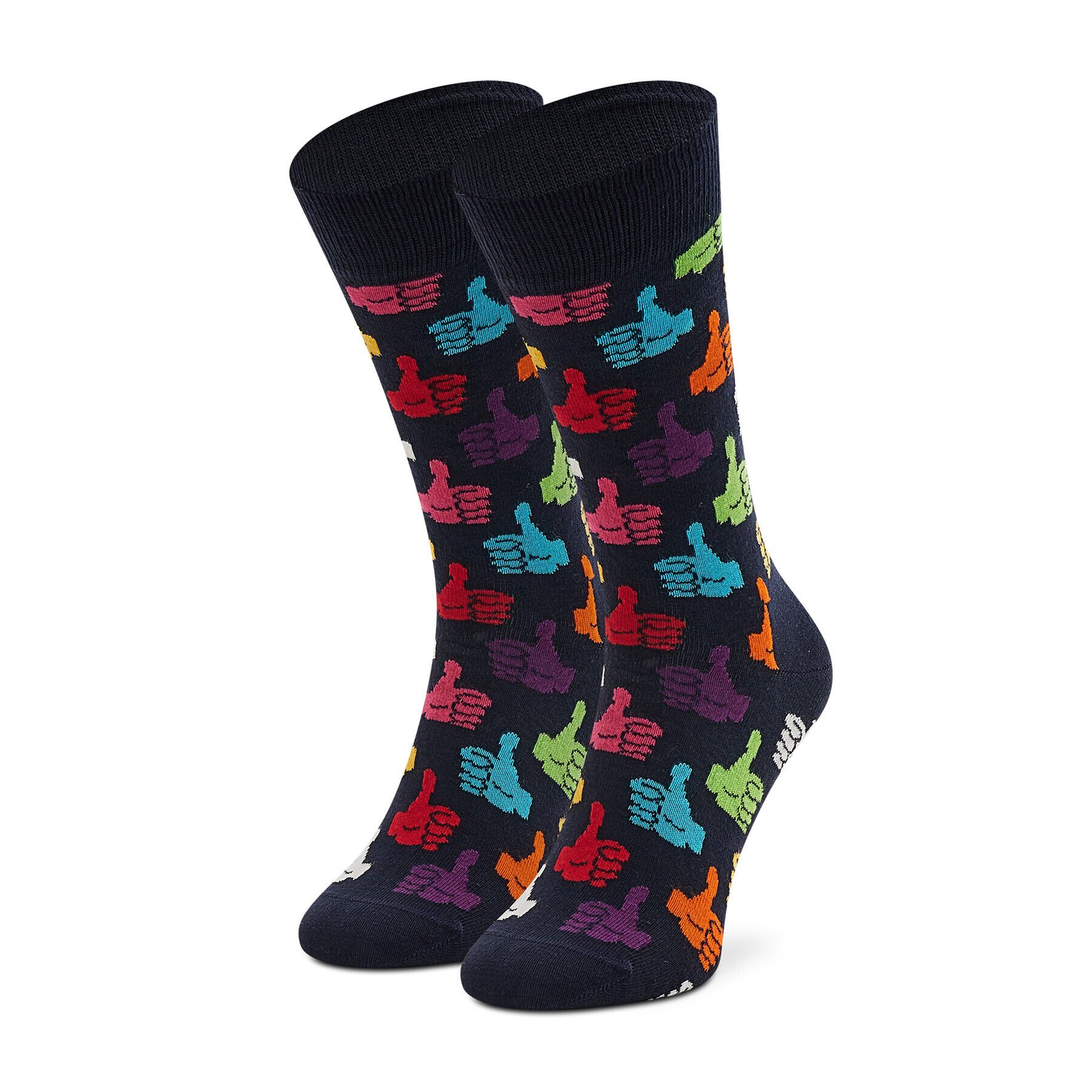 Happy Socks Дълги чорапи unisex THU01-6550 Тъмносин - Pepit.bg