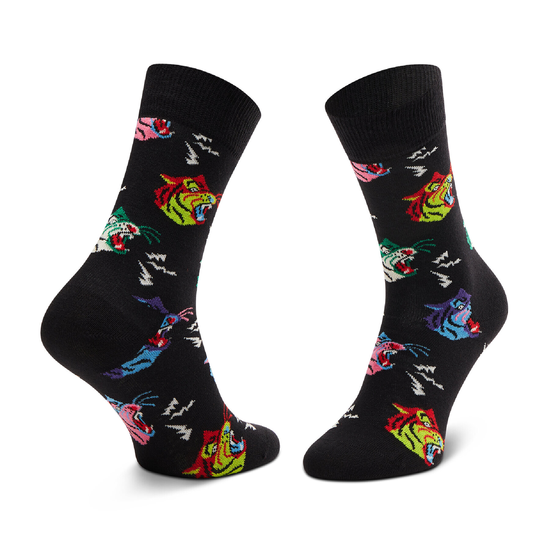 Happy Socks Дълги чорапи unisex TIG01-9300 Черен - Pepit.bg