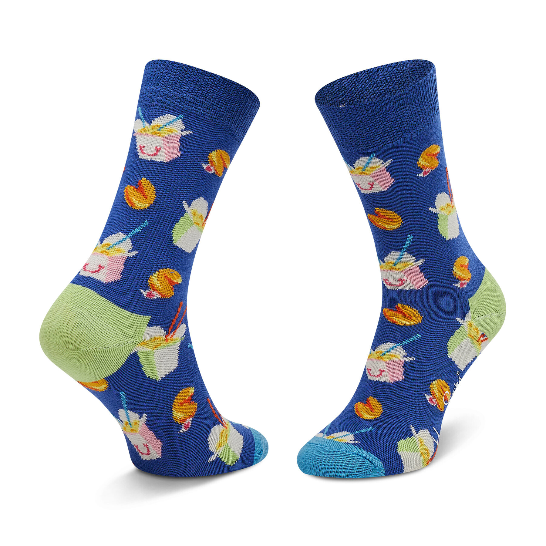 Happy Socks Дълги чорапи unisex TOS01-6300 Син - Pepit.bg