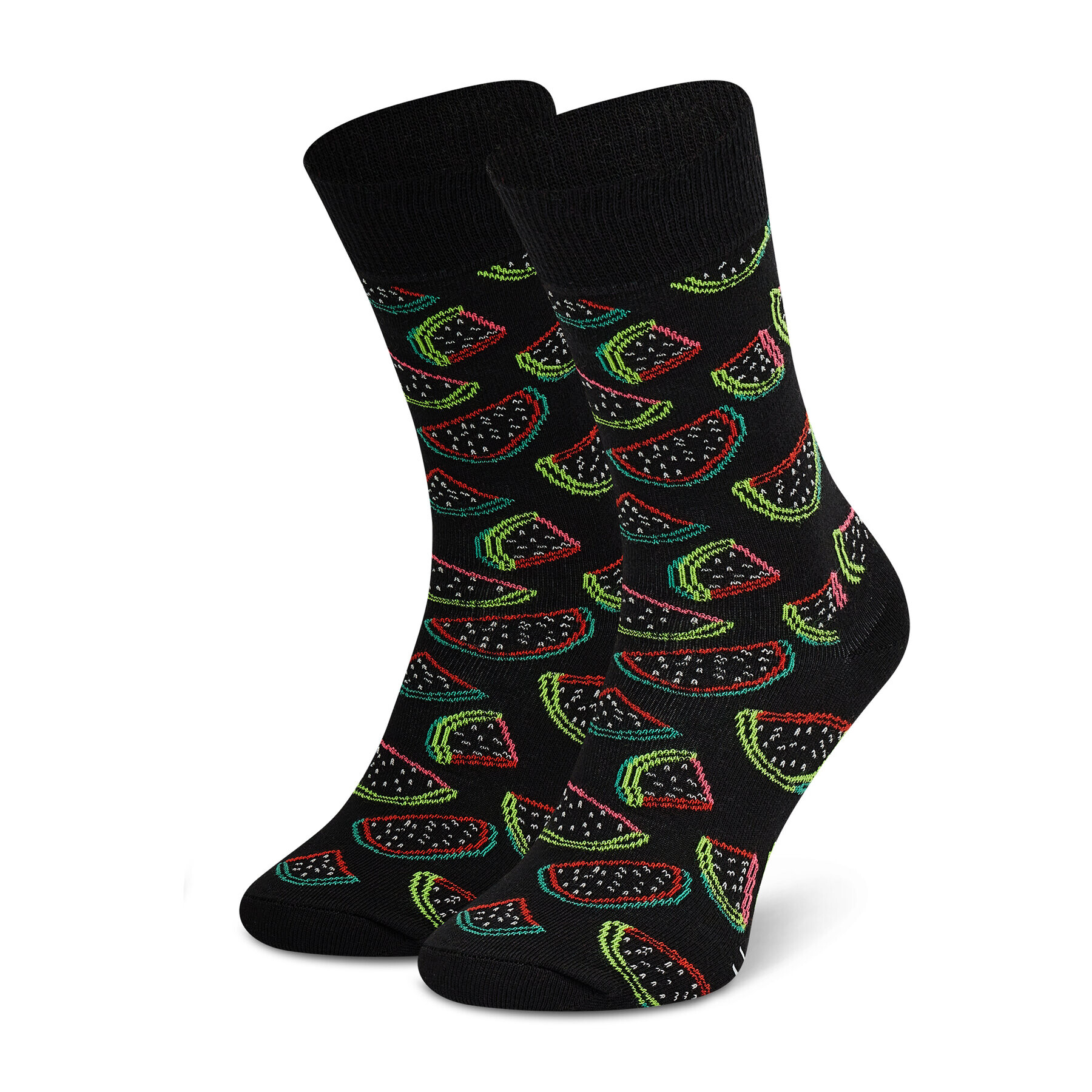 Happy Socks Дълги чорапи unisex WAT01-9300 Черен - Pepit.bg