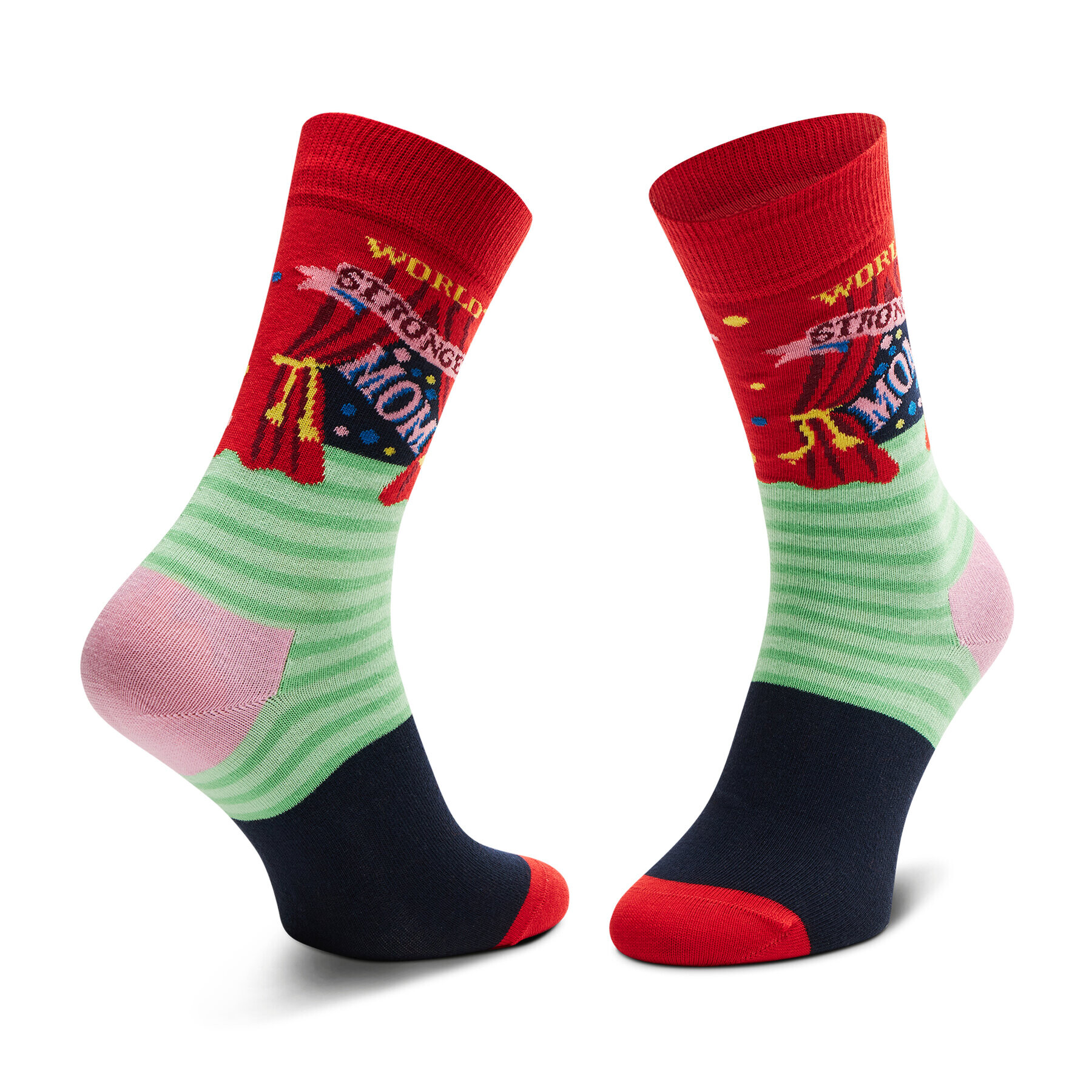 Happy Socks Дълги чорапи unisex WSM01-4300 Цветен - Pepit.bg