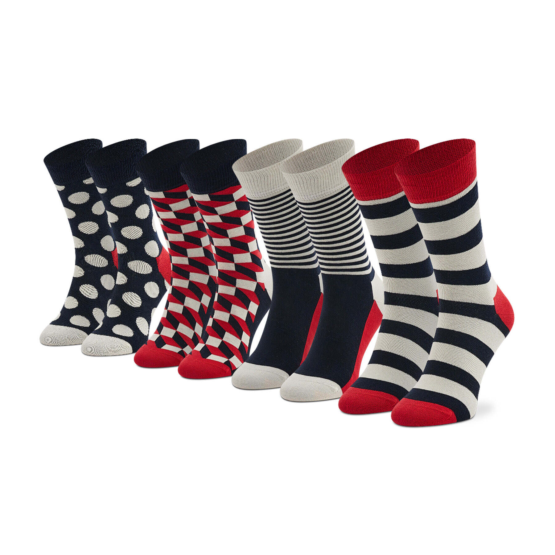 Happy Socks Дълги чорапи unisex XBDO09-6002 Цветен - Pepit.bg