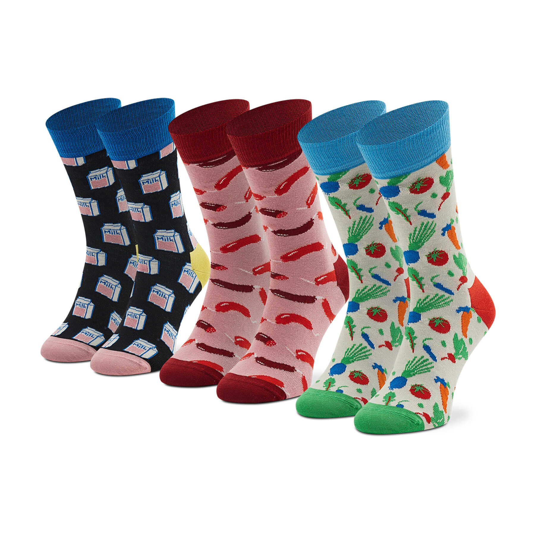 Happy Socks Дълги чорапи unisex XFOD08-0200 Цветен - Pepit.bg