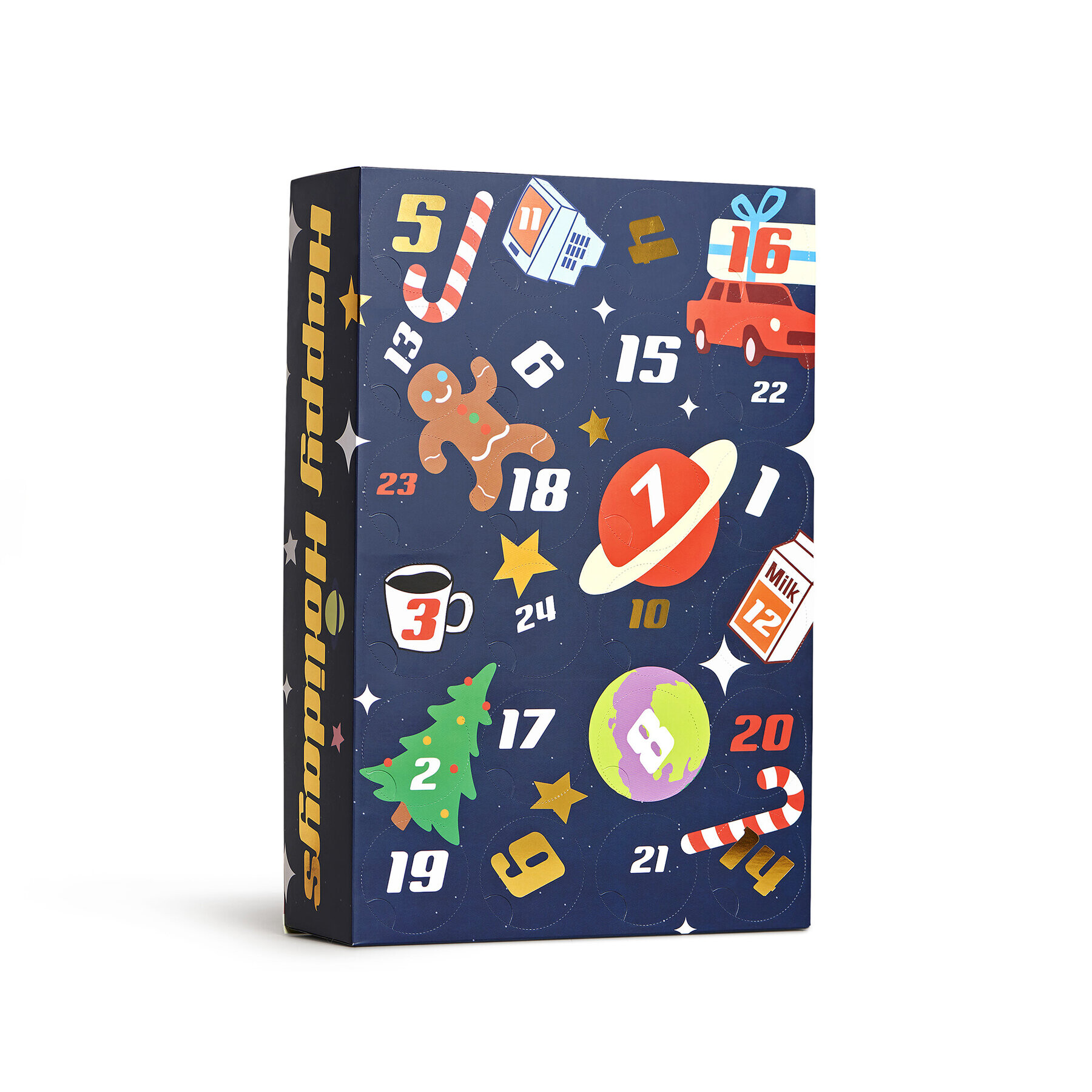 Happy Socks Коледен календар XADV41-0200 Цветен - Pepit.bg