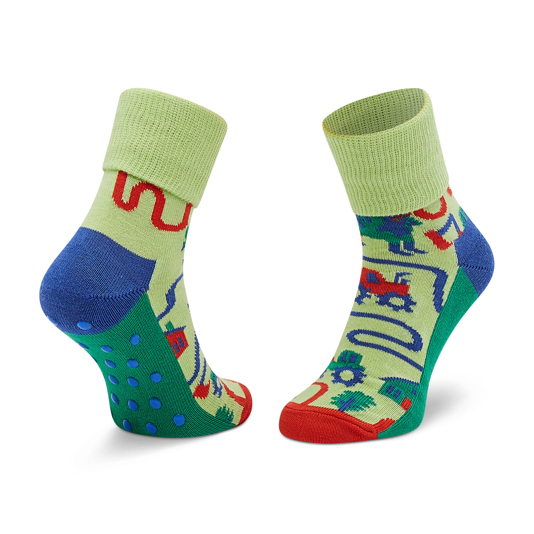 Happy Socks Комплект 2 чифта дълги чорапи детски KCOR19-7000 Цветен - Pepit.bg